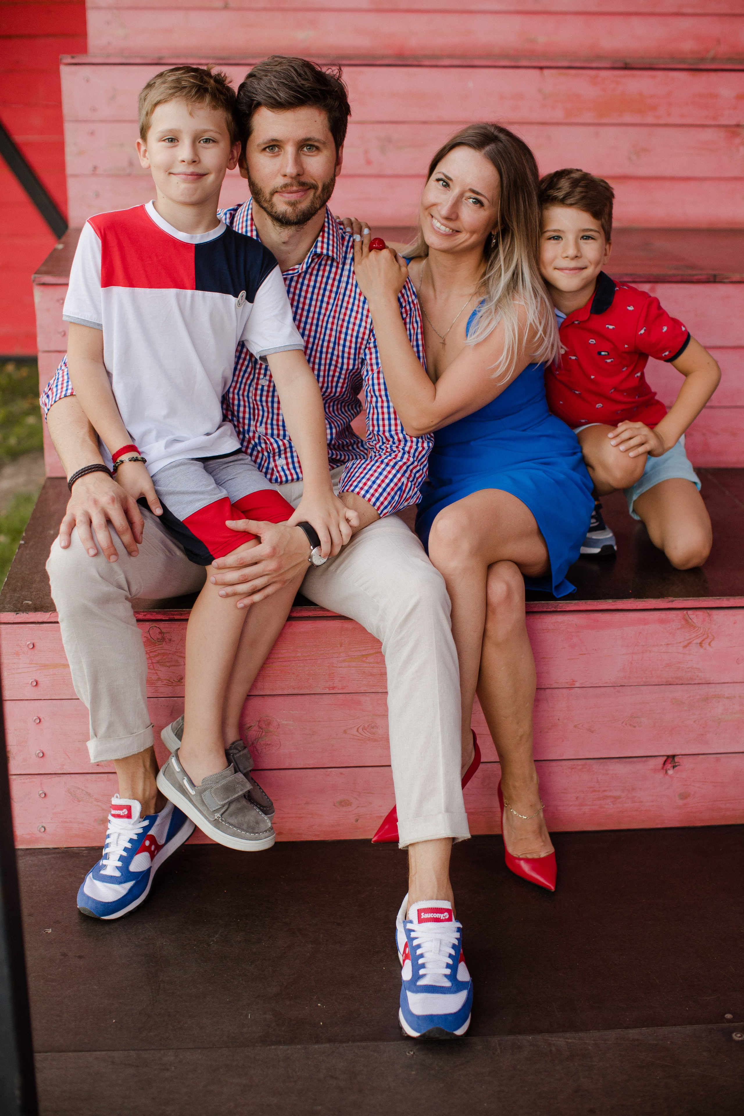 Сережа Юля и дети. Семейный и детский фотограф в Москве Кузьмина Мария