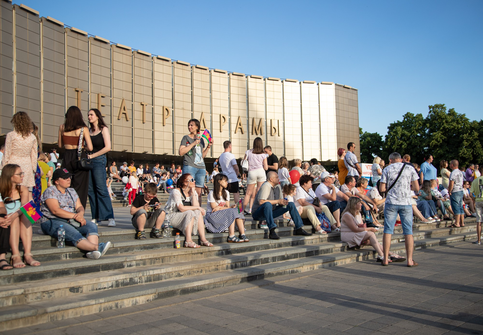 День России в Краснодаре 2022. Репортажный, промышленный и маркетплейс-фотограф Дмитрий Чернат