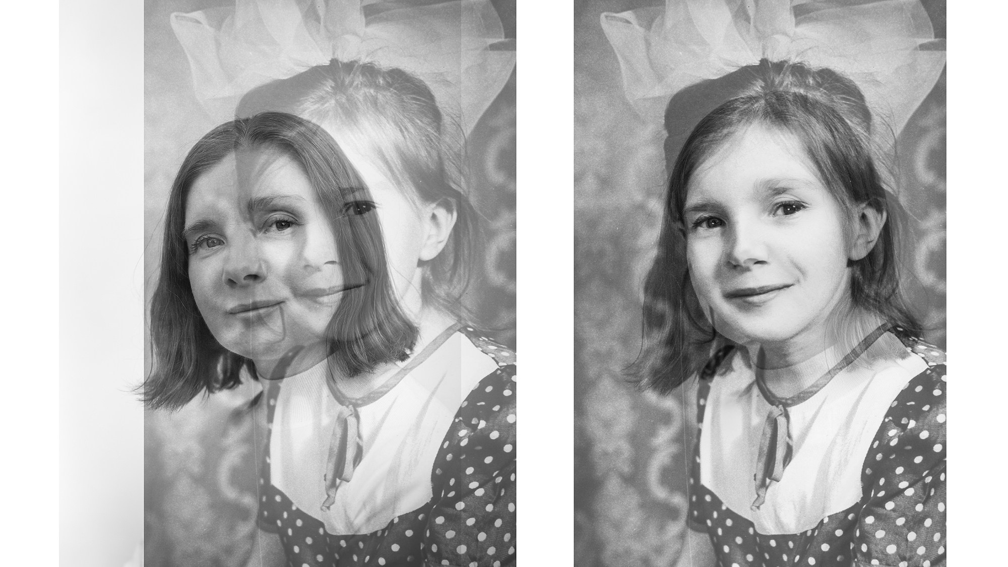 Анна. 7 лет и 46 лет. "Глядя на свою детскую фотографию, я понимаю, что с течением времени не так сильно изменилась психологически. Стала более уверенной, научилась принимать ответственность и доверять людям. А из детства сохранила любознательность человека, которому интересно, отчего так сияют глаза у ребёнка". 