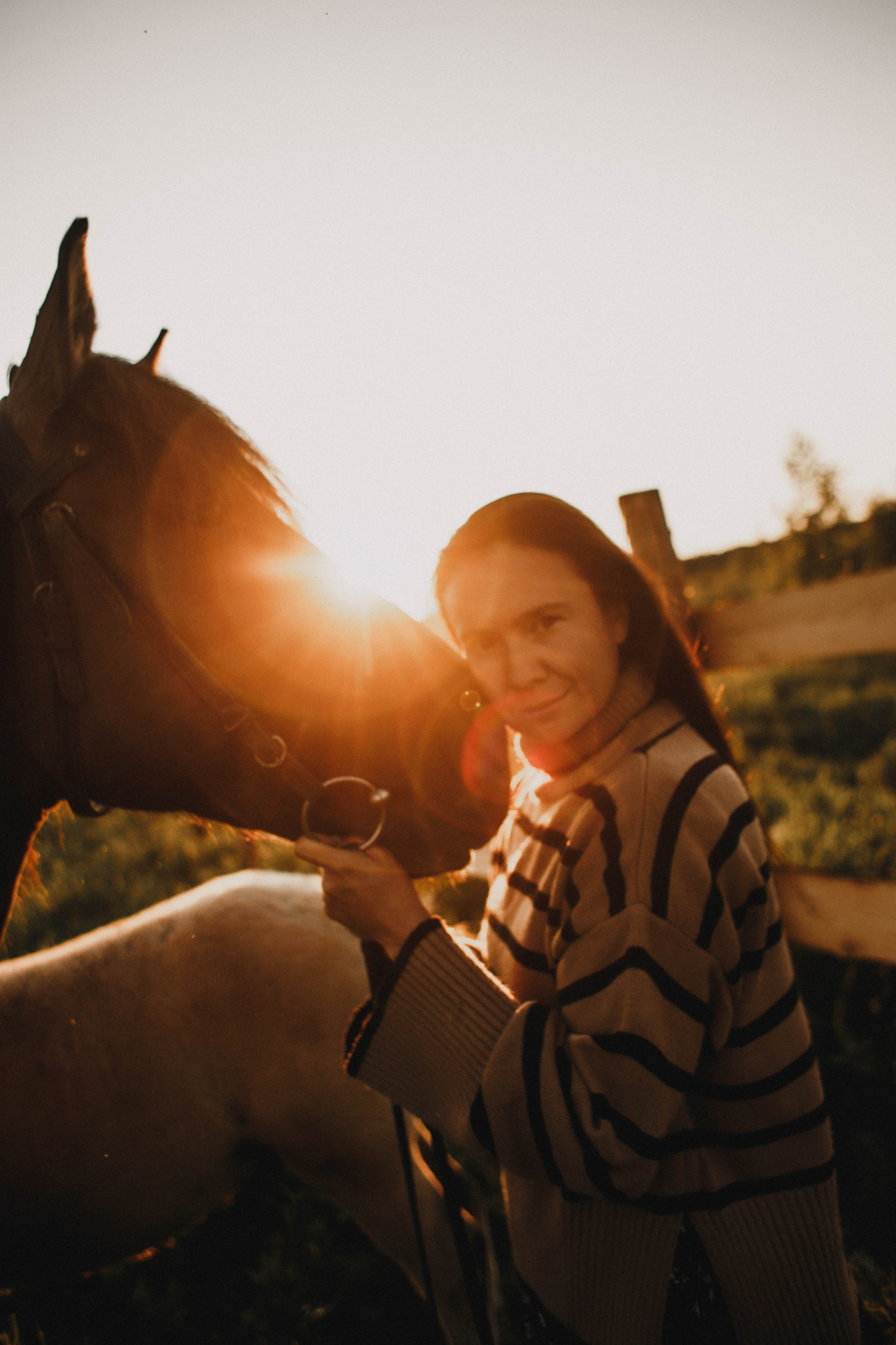 Варвара. Лошади. Закат. Фотограф в Нижнем Новгороде