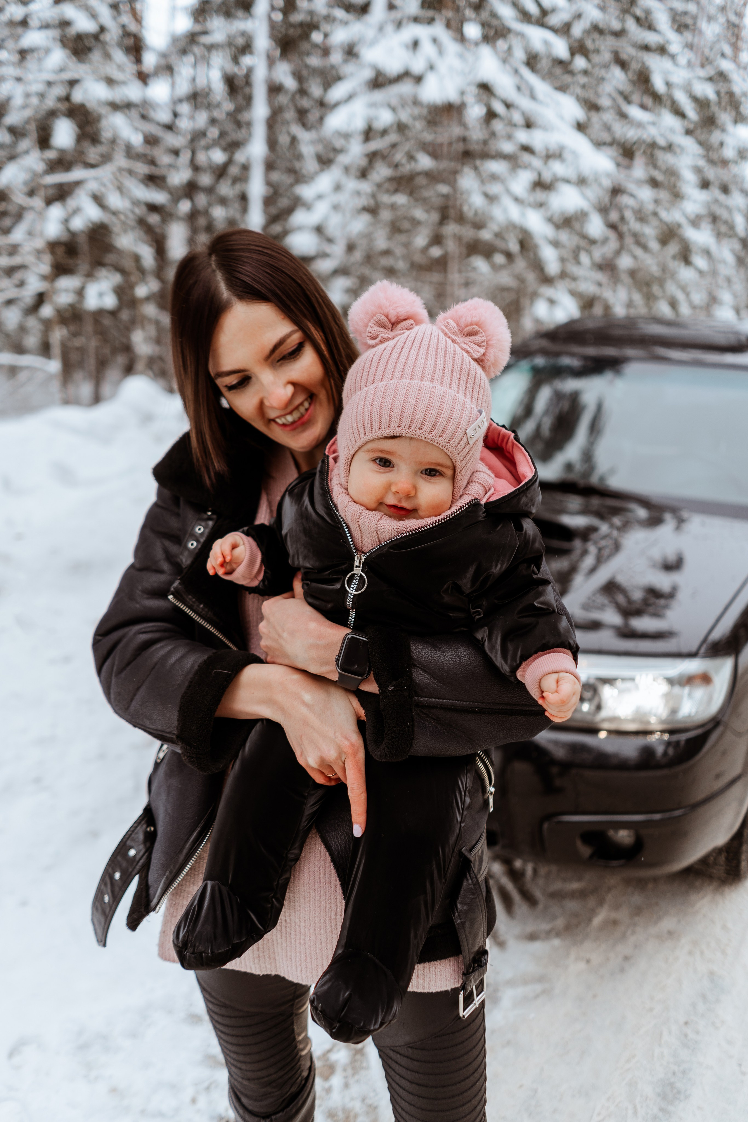 Семейная фотосессия Екатерины и малышки Даши в Калуге