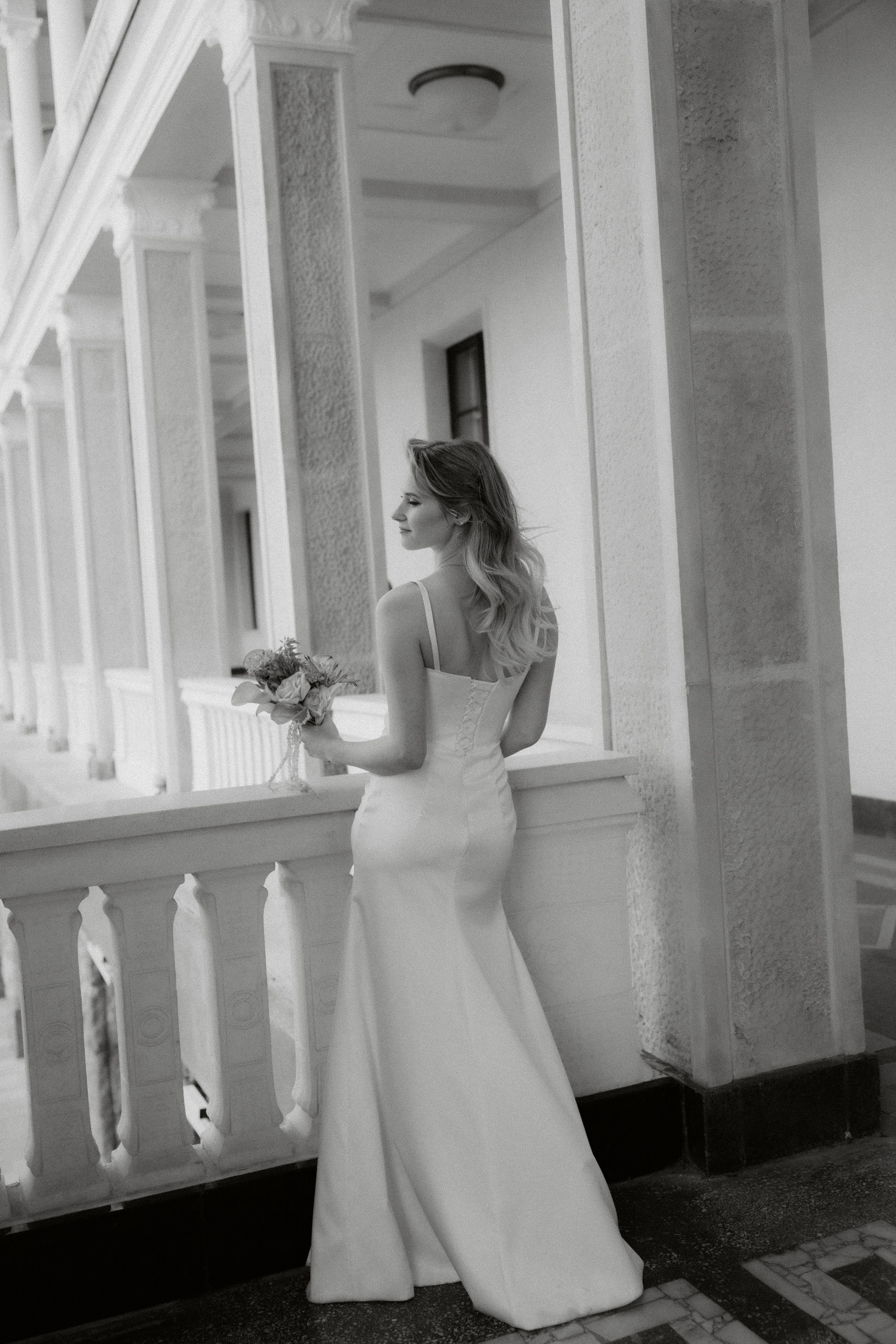 Свадебная фотосессия на Речном вокзале города Москвы