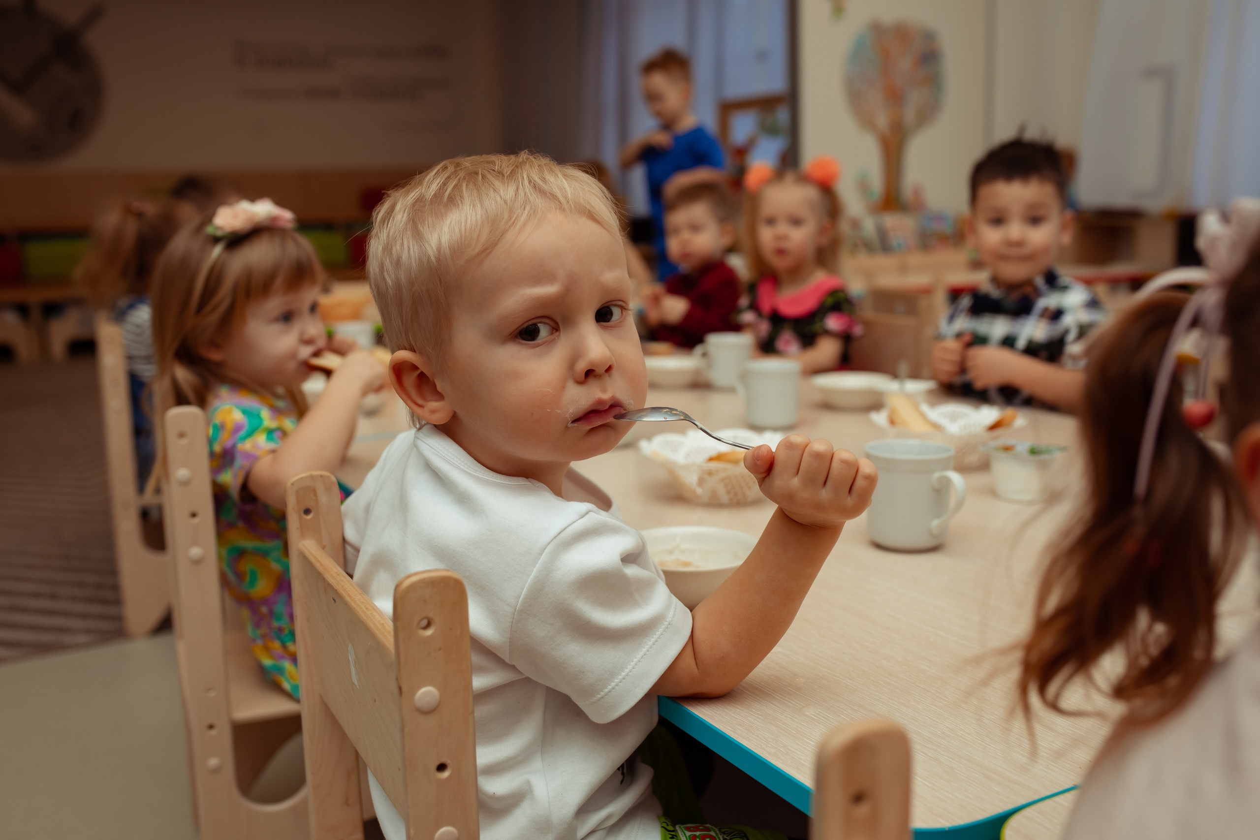Праздник весны в детском саду. Семейный и детский фотограф в Москве Дорогова Екатерина