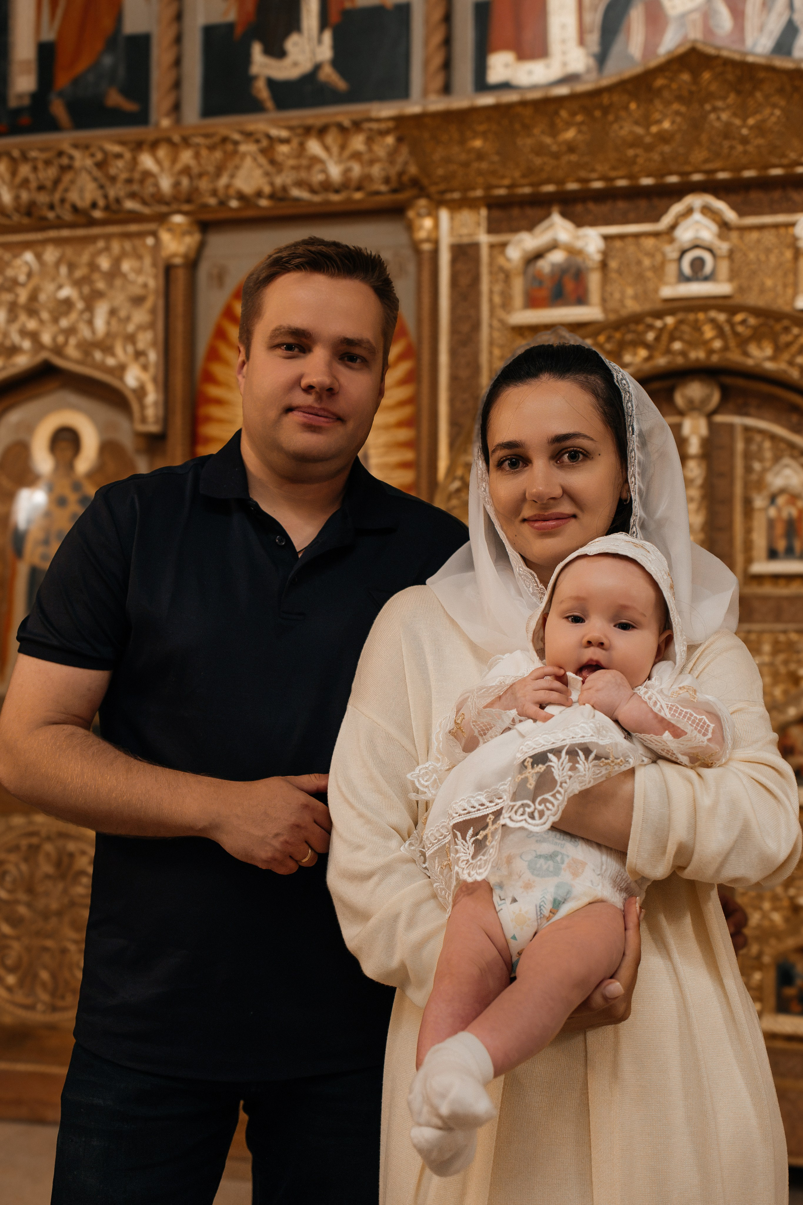 Крещение Анны. Семейный фотограф в Москве Алина Киблина