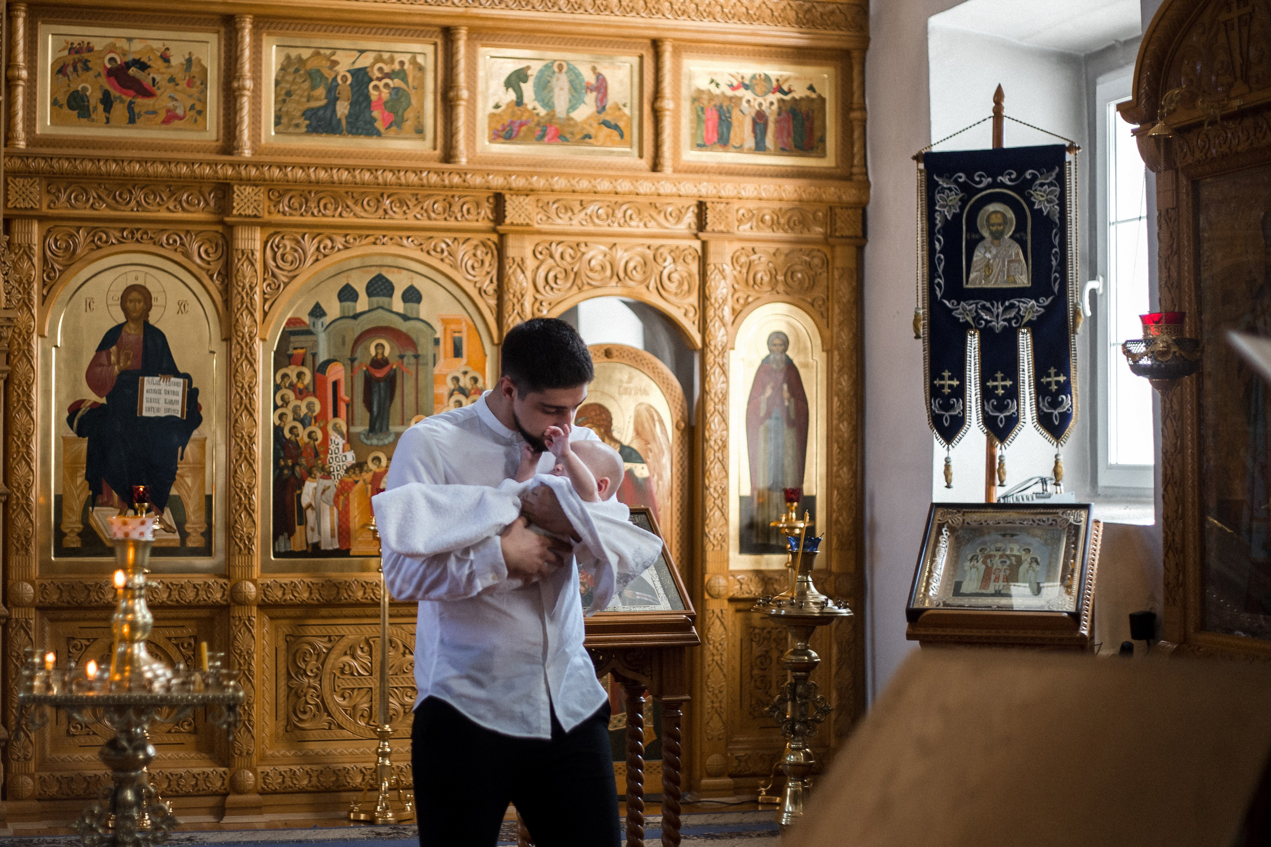 Таинство Крещения. Покровский Собор. Портретный, семейный, свадебный фотограф в Брянске Маргарита Василькова