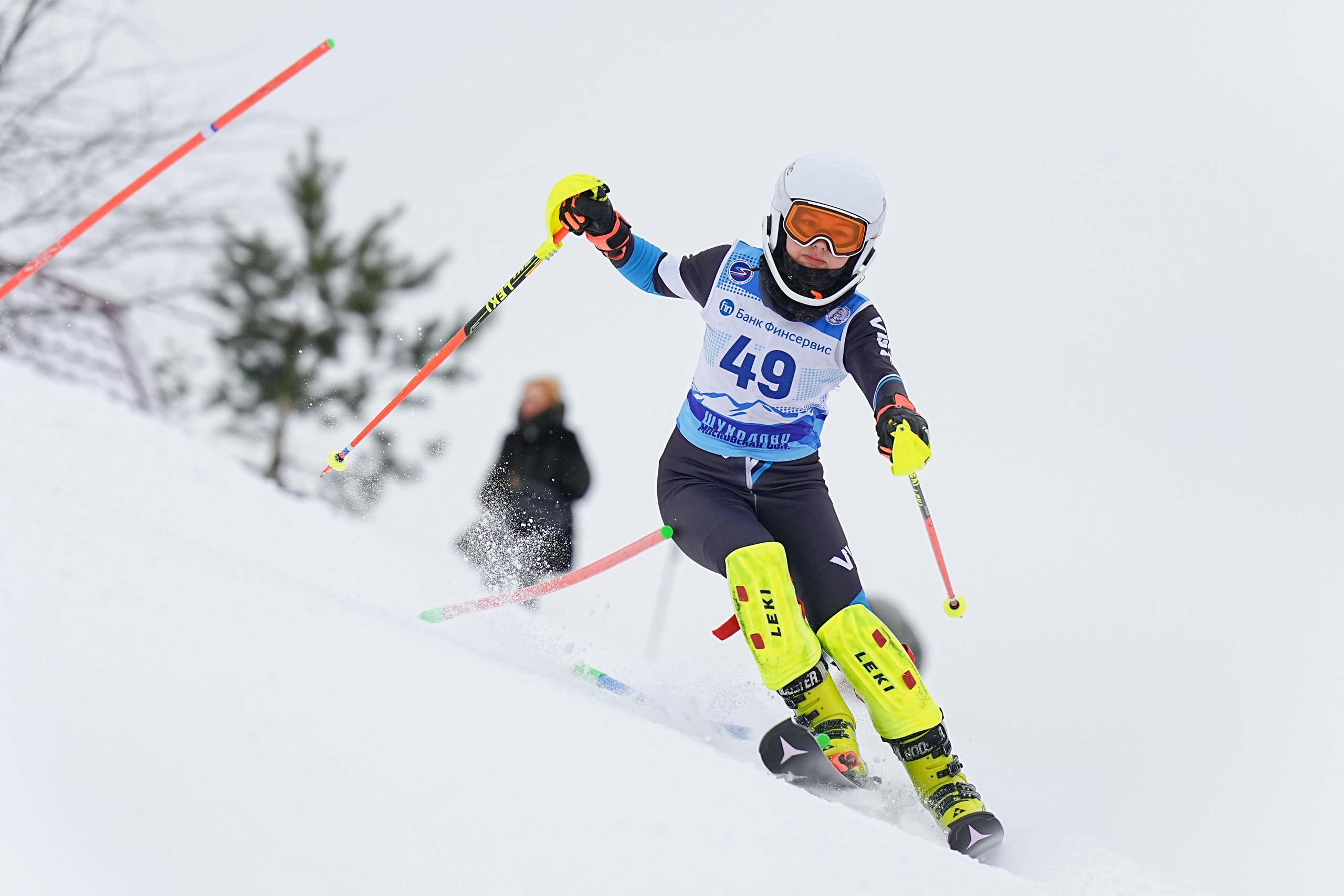 Первенство Дмитровского городского округа по горнолыжному спорту «Памяти А. Жирова» SL U14, U16. Фотограф Студитский Евгений