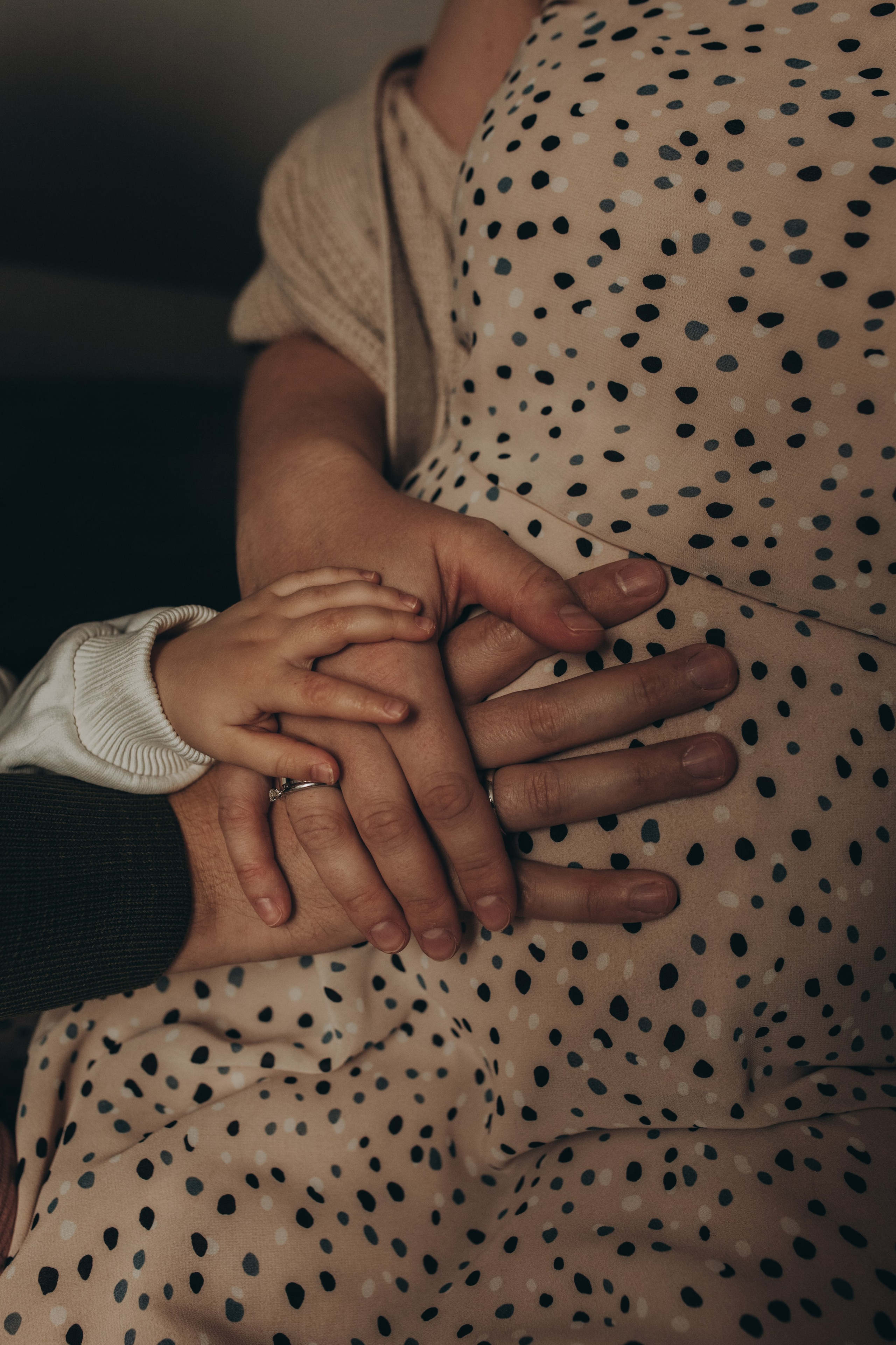 Наташа, Михаил, Вероника. Семейный фотограф Полина Сарина Москва