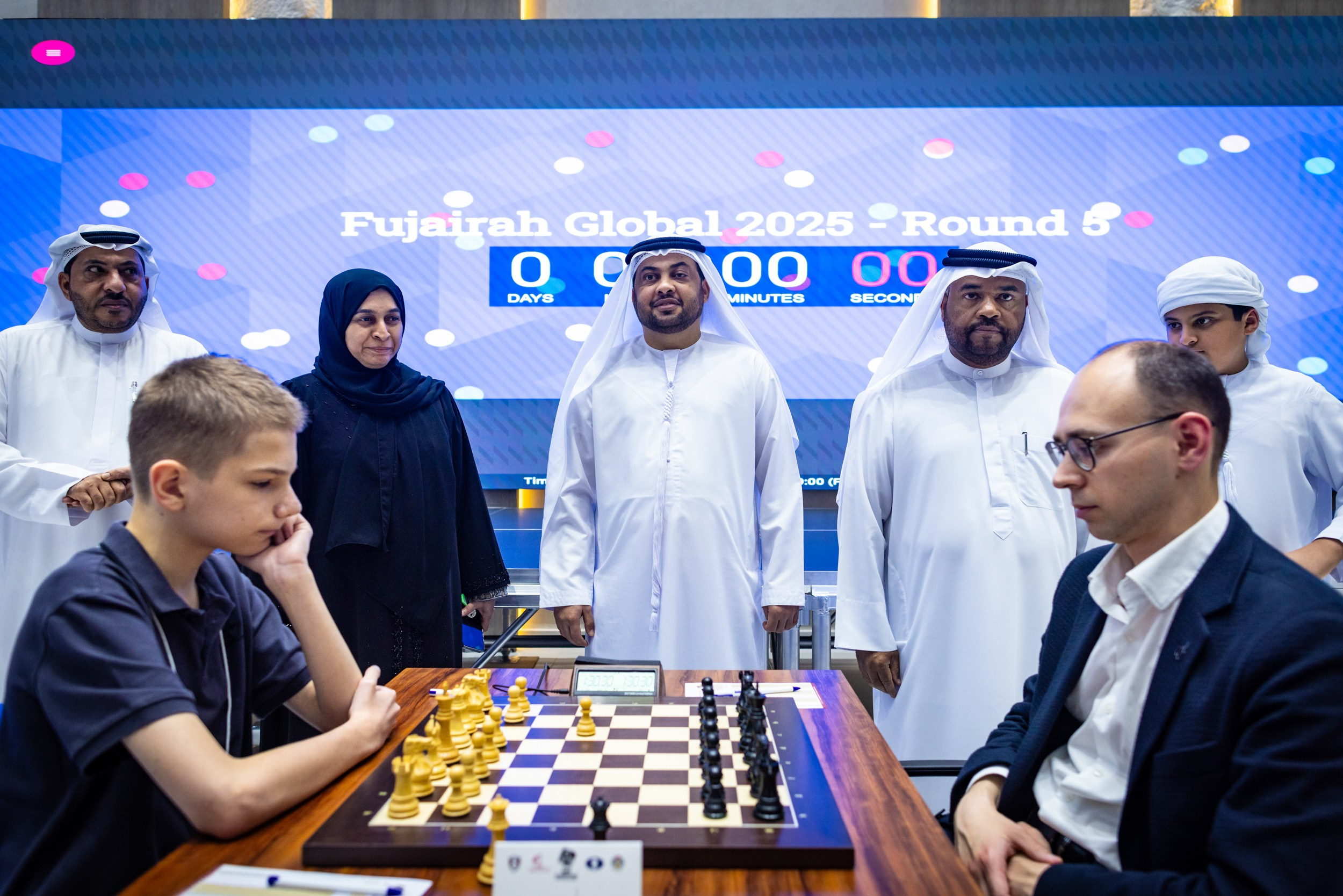 2025.08.28 1st. FUJAIRAH GLOBAL Chess Championship — Round5. Фотограф Анна Штурман (репортажная съёмка любых событий и мероприятий) Anna Shtourman photographer
