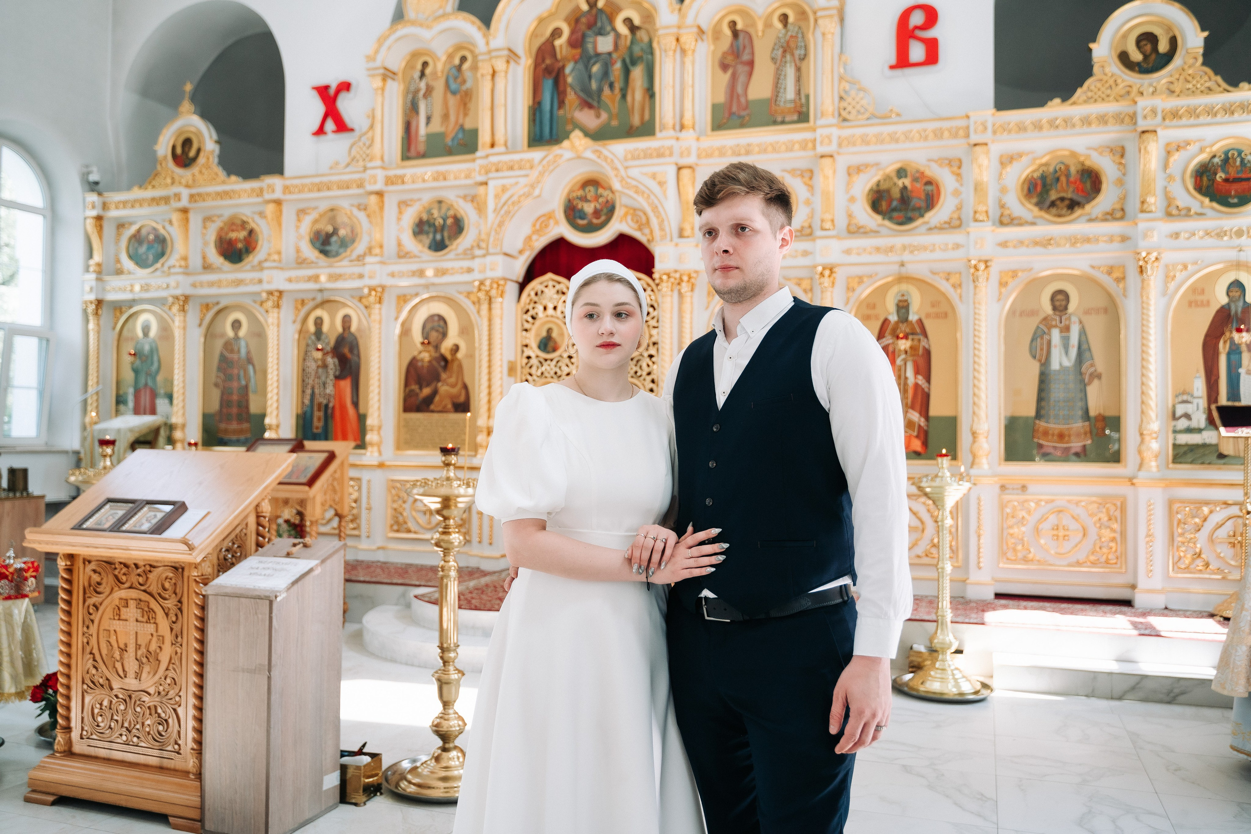 Венчание в Церкови Ермогена Патриарха Всероссийского в Южном Тушино. Свадебный и семейный фотограф в Москве и МО Геннадий Туманцев