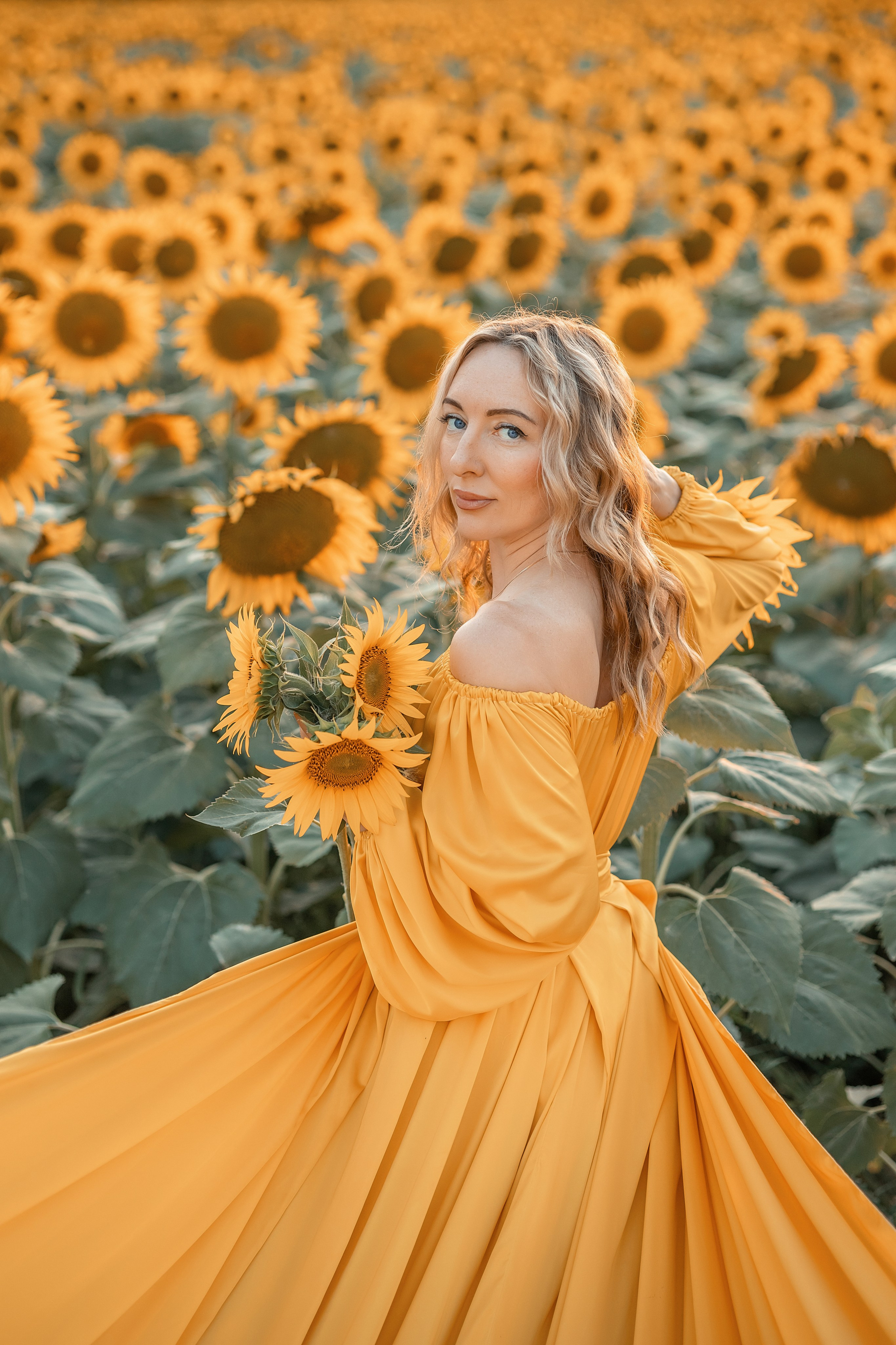 Солнечные подсолнухи. Художественный фотограф Анапа Александра Долбикова