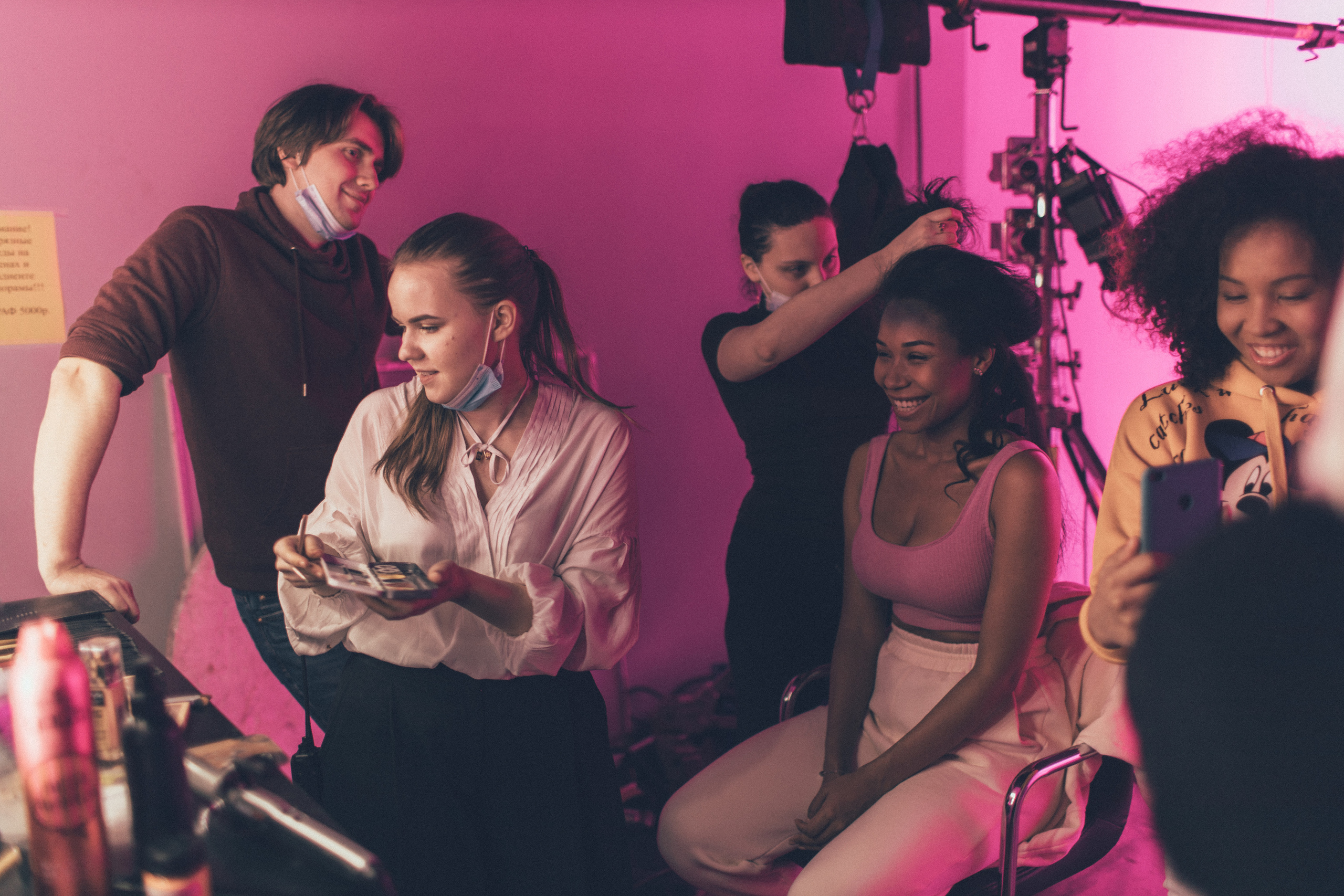 Съемки Клипа группы Руки Вверх. Фотограф в Москве Десятова Ксения