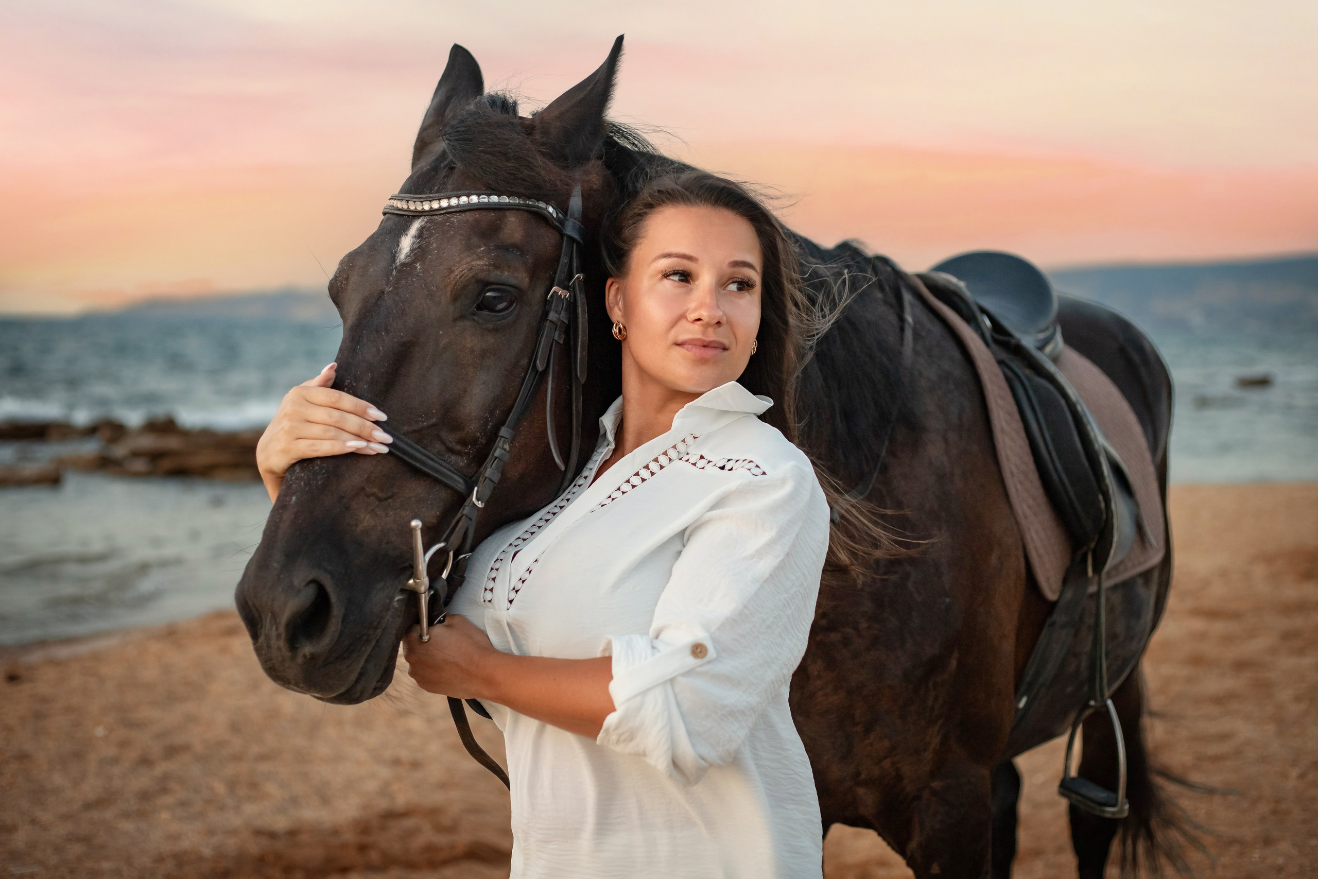 Фотосессия на море с лошадью. Фотограф в Феодосии Наталья Булгакова