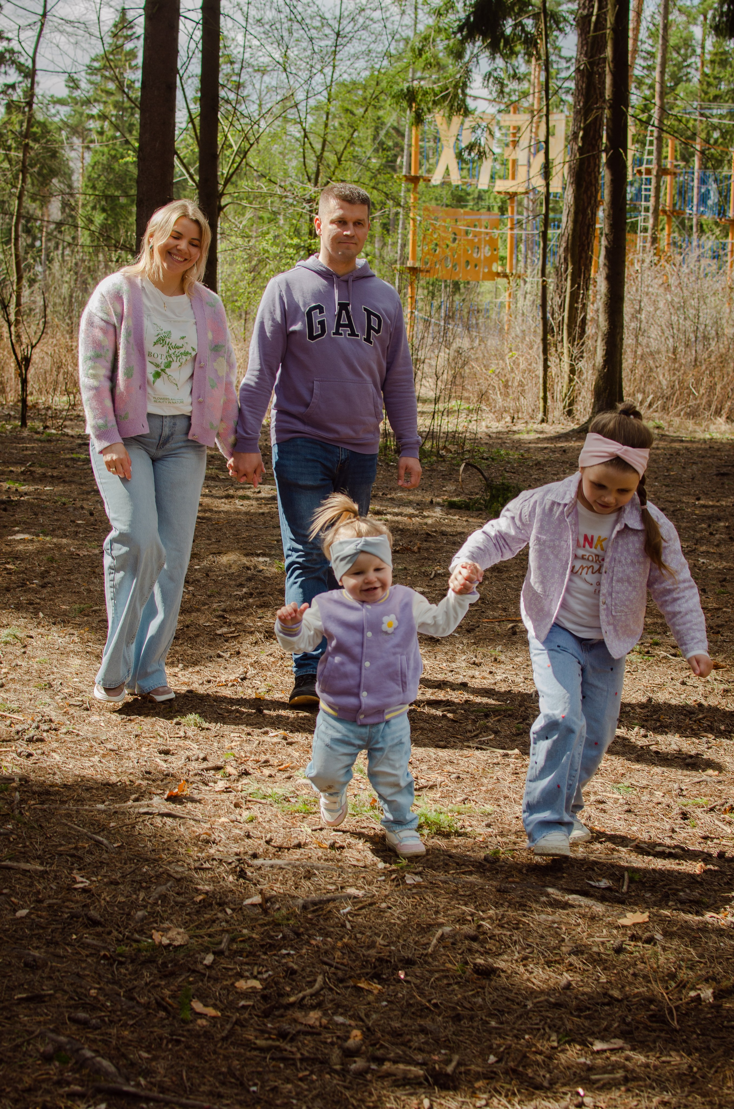 Семейная фотопрогулка в Железнодорожном, в Москве