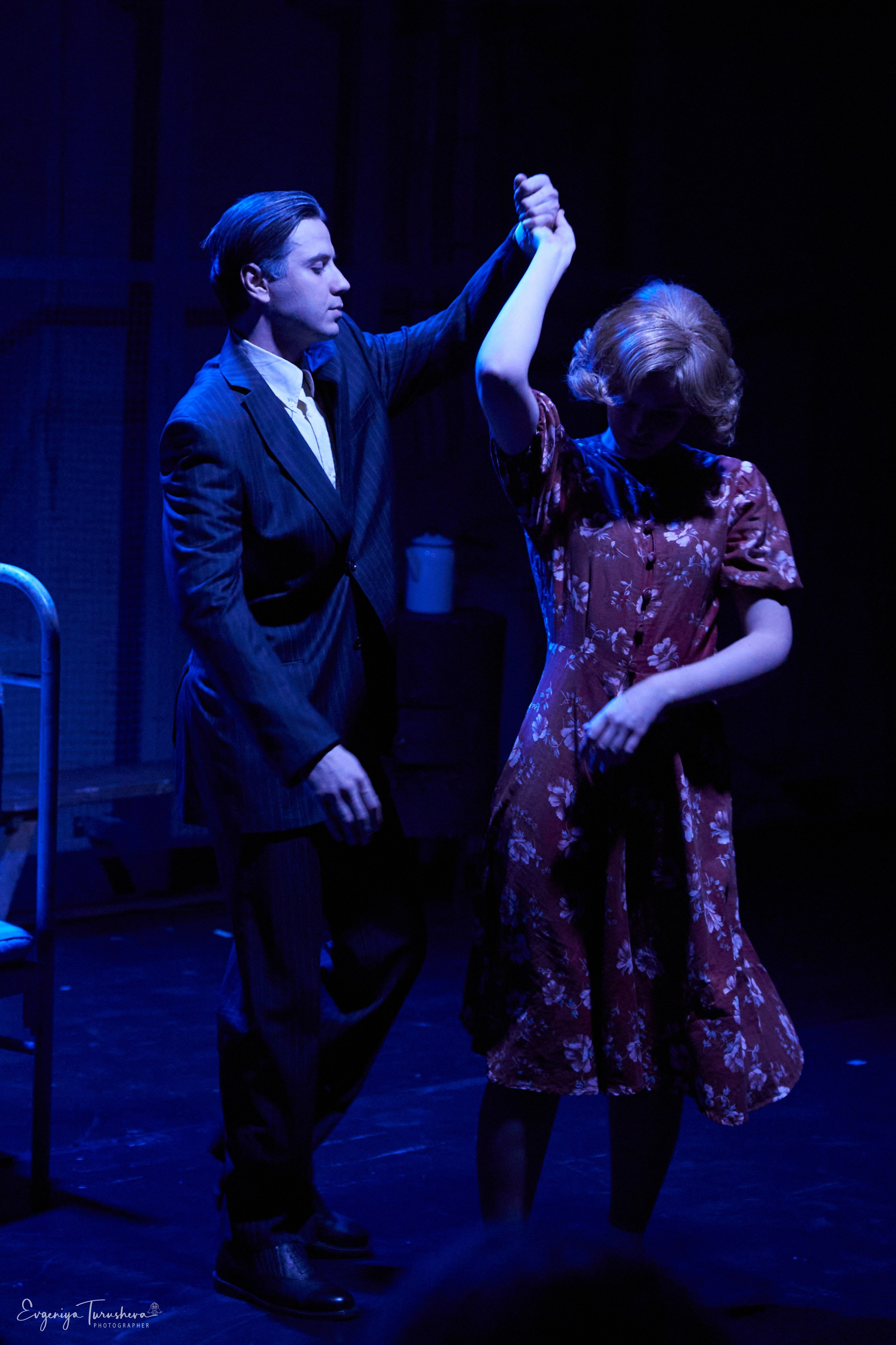 «Не бойся быть счастливым» (по пьесе А. Арбузова «Мой бедный Марат») | 26.01.2024 | ЦАТРА (экспериментальная сцена). Фотограф Евгения Турушева