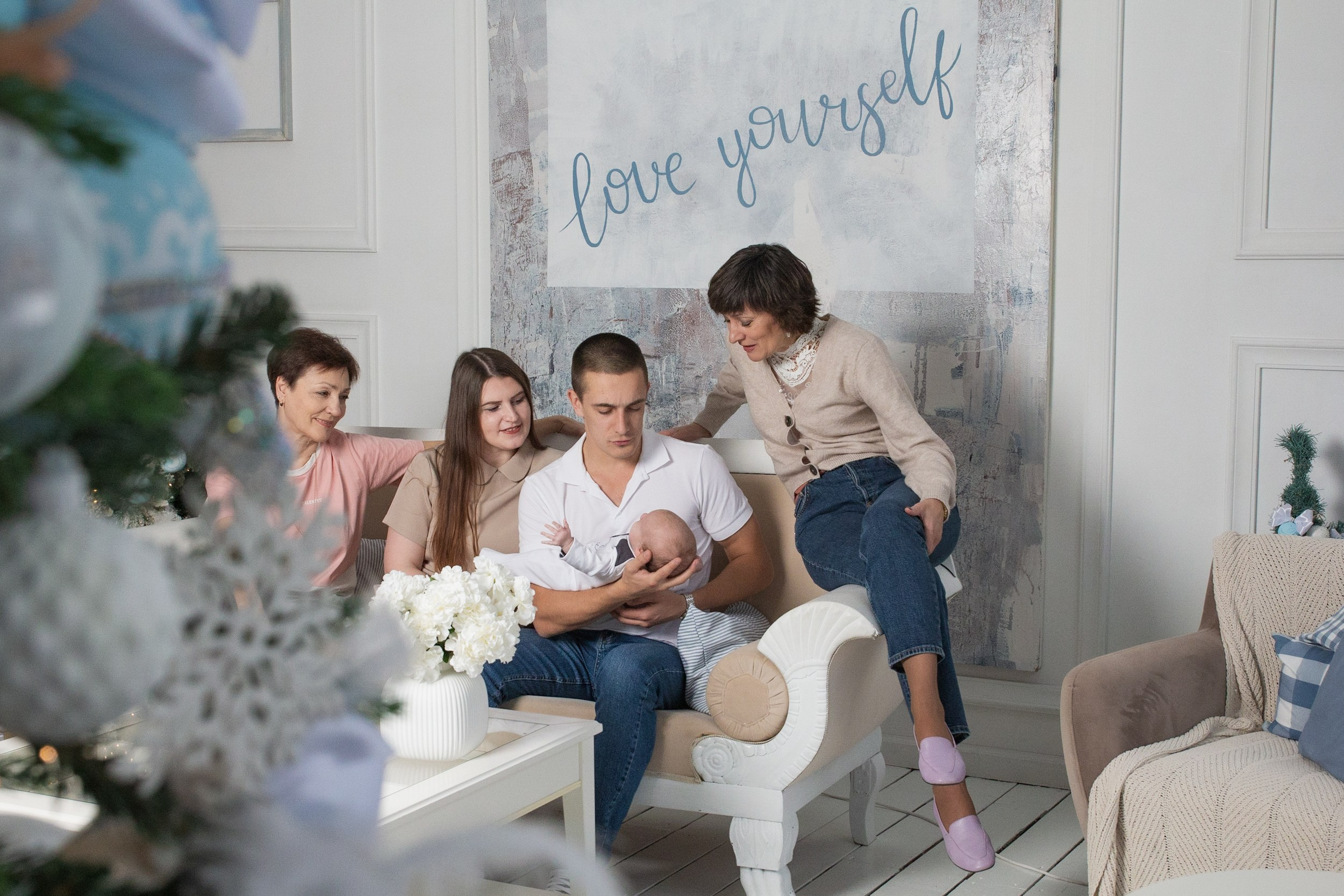 Семейная новогодняя история 💖. Женский портрет и немного больше в Санкт-Петербурге