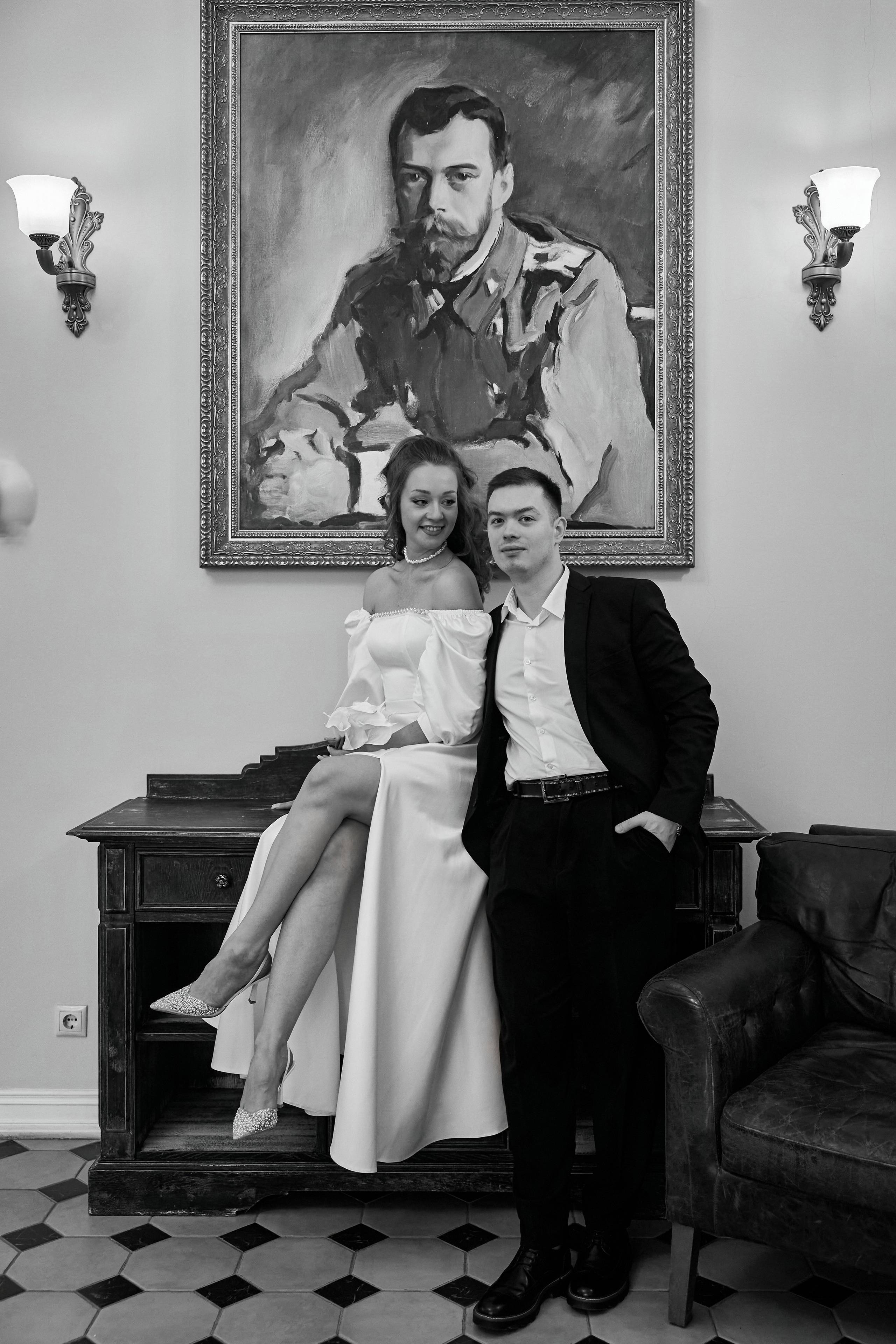 Свадебная фотосессия в гостинице и в студии