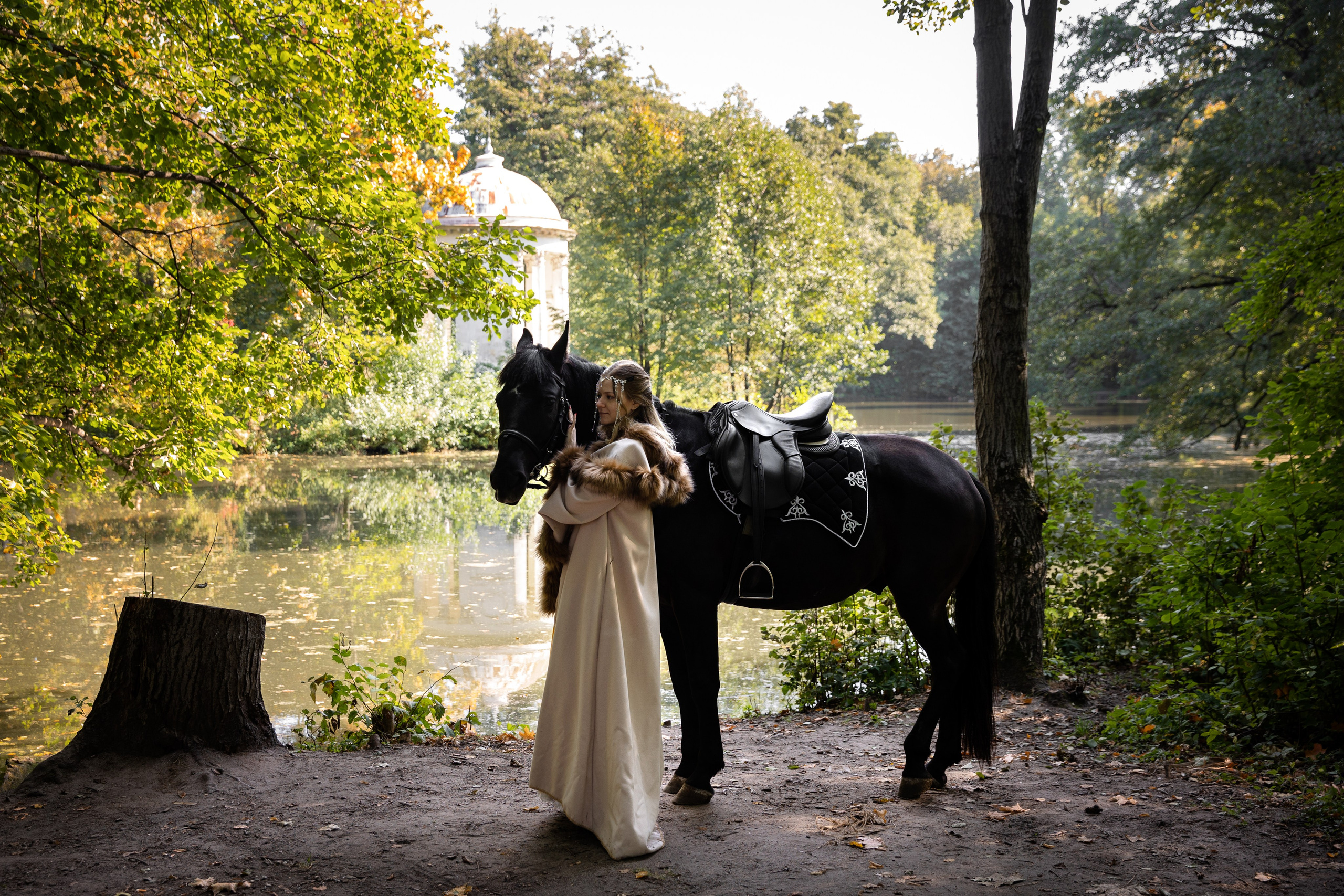 Стилизованная фотосессия в парке усадьбы Быково