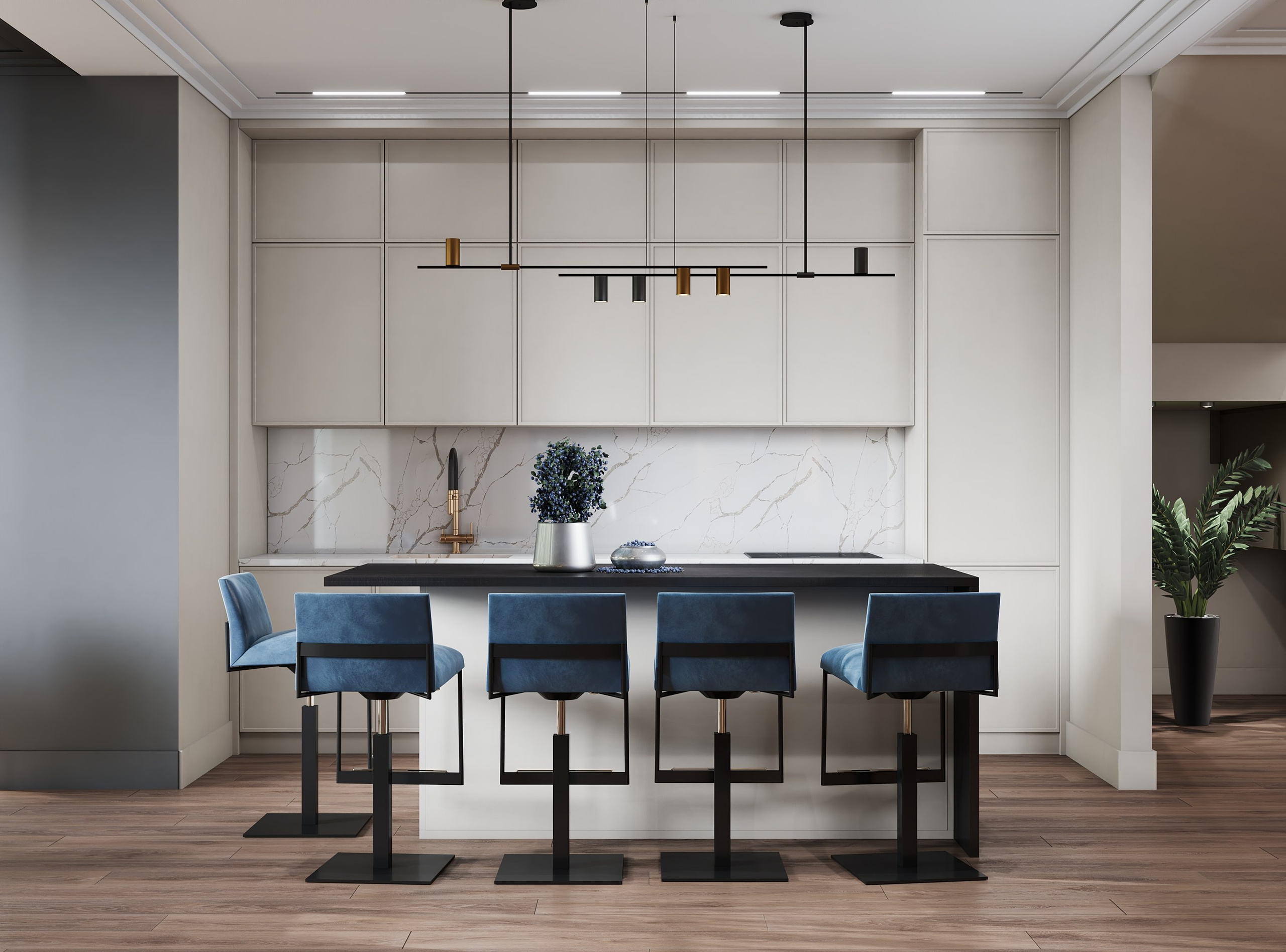 Вилла Елена. г. Геленджик пос. «Сосновка» дом 260 кв. м. Цель: для проживания семьи из 5 человек. Заказчики из г. Уфа. Дизайн интерьеров, строительство, ремонт домов и квартир в Геленджике