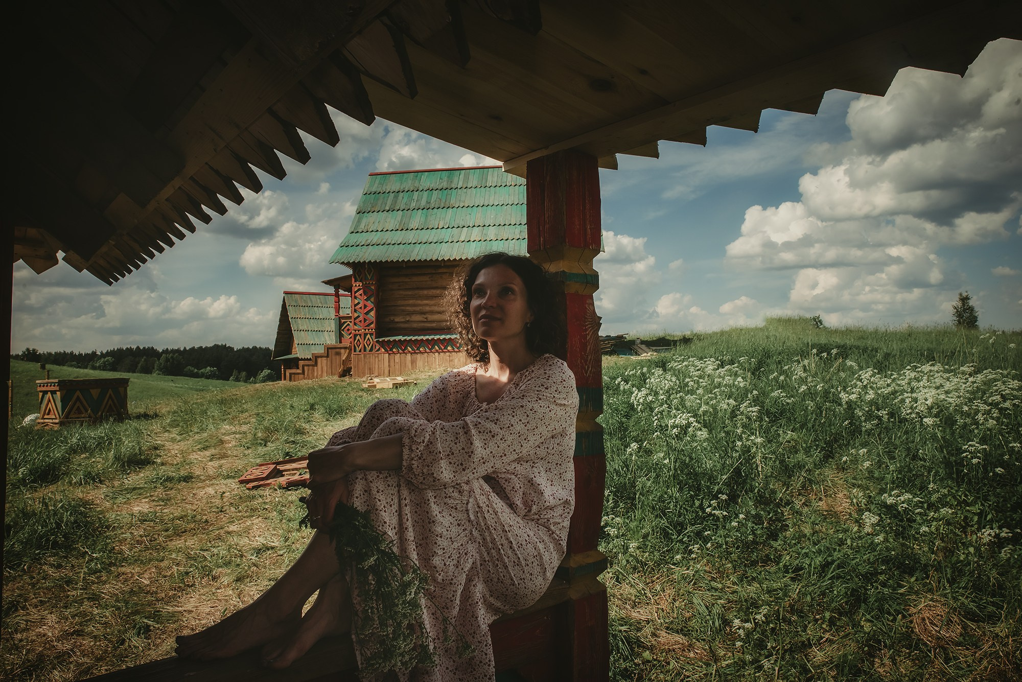 Колтушские высоты в декорациях к сказке Иван да Марья. Фотограф Крещение Венчание Москва