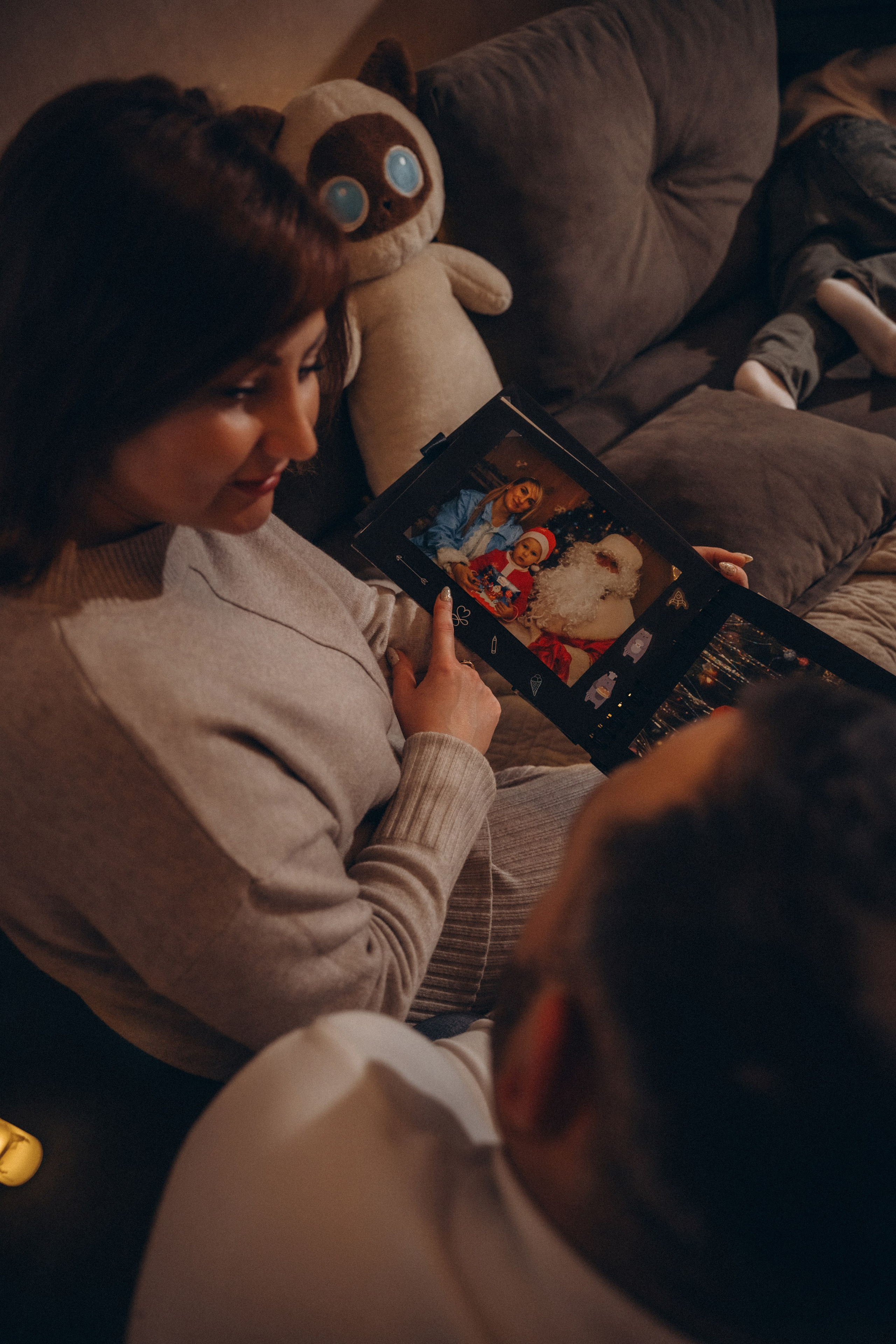 Семья Киприяновы, Новый год дома. Семейный фотограф в Белгороде Амелина Алина