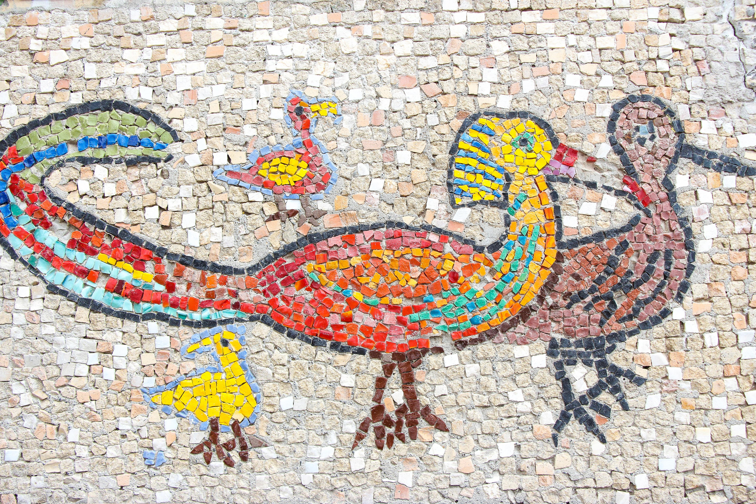 Открытие Атриума Отца Димитрия. Детская школа мозаики. 2021 г. Мария Ткаченко. Документальная фотография