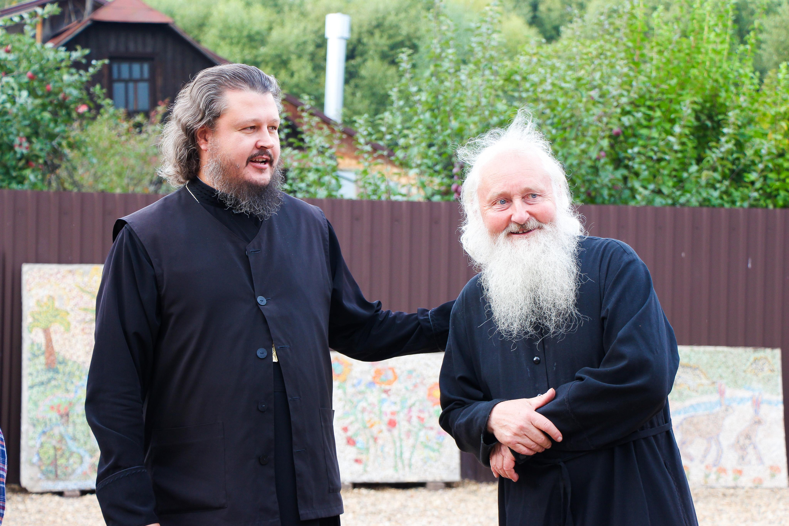 Открытие Атриума Отца Димитрия. Детская школа мозаики. 2021 г. Мария Ткаченко. Документальная фотография