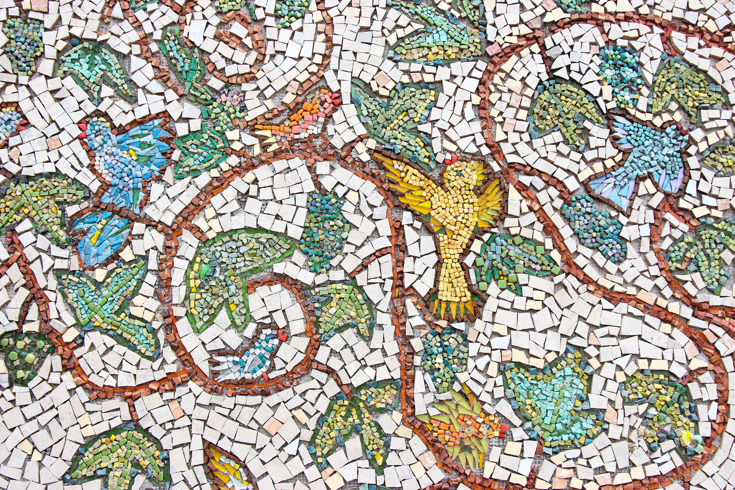 Открытие Атриума Отца Димитрия. Детская школа мозаики. 2021 г. Мария Ткаченко. Документальная фотография