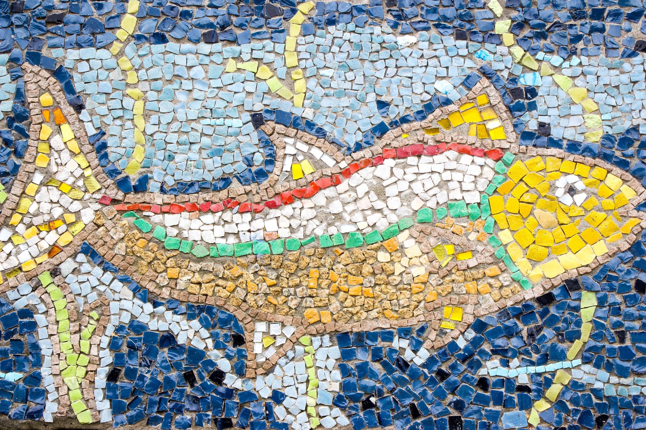 Открытие Атриума Отца Димитрия. Детская школа мозаики. 2021 г. Мария Ткаченко. Документальная фотография