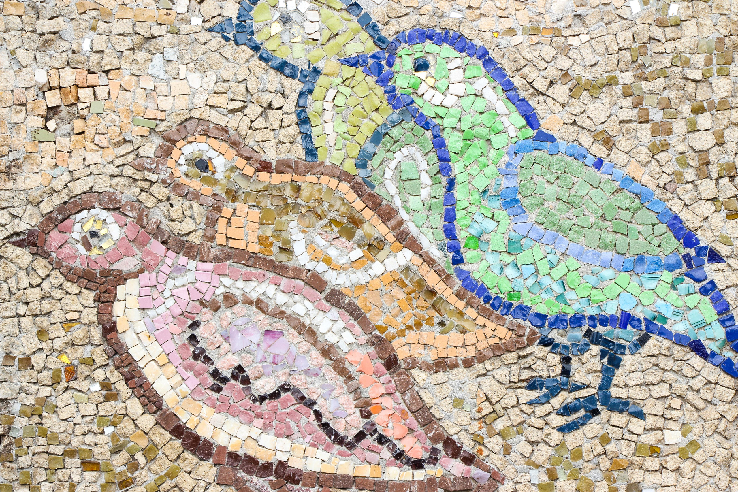 Открытие Атриума Отца Димитрия. Детская школа мозаики. 2021 г. Мария Ткаченко. Документальная фотография