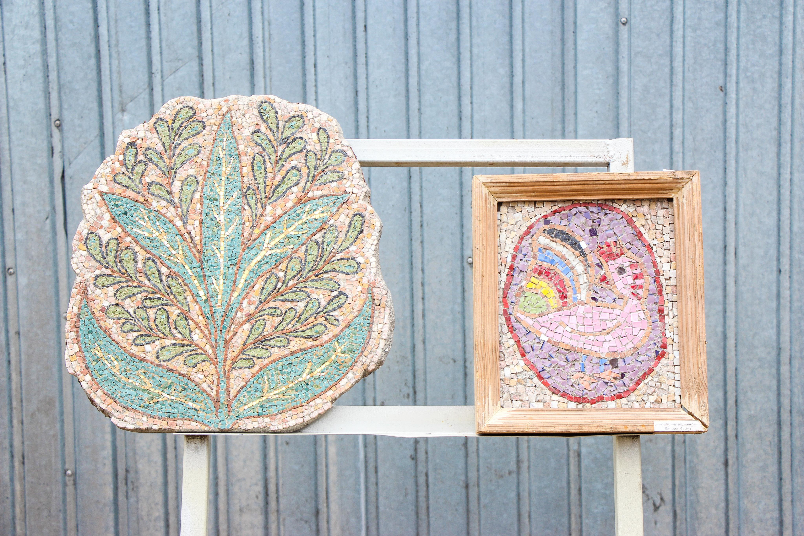 Открытие Атриума Отца Димитрия. Детская школа мозаики. 2021 г. Мария Ткаченко. Документальная фотография