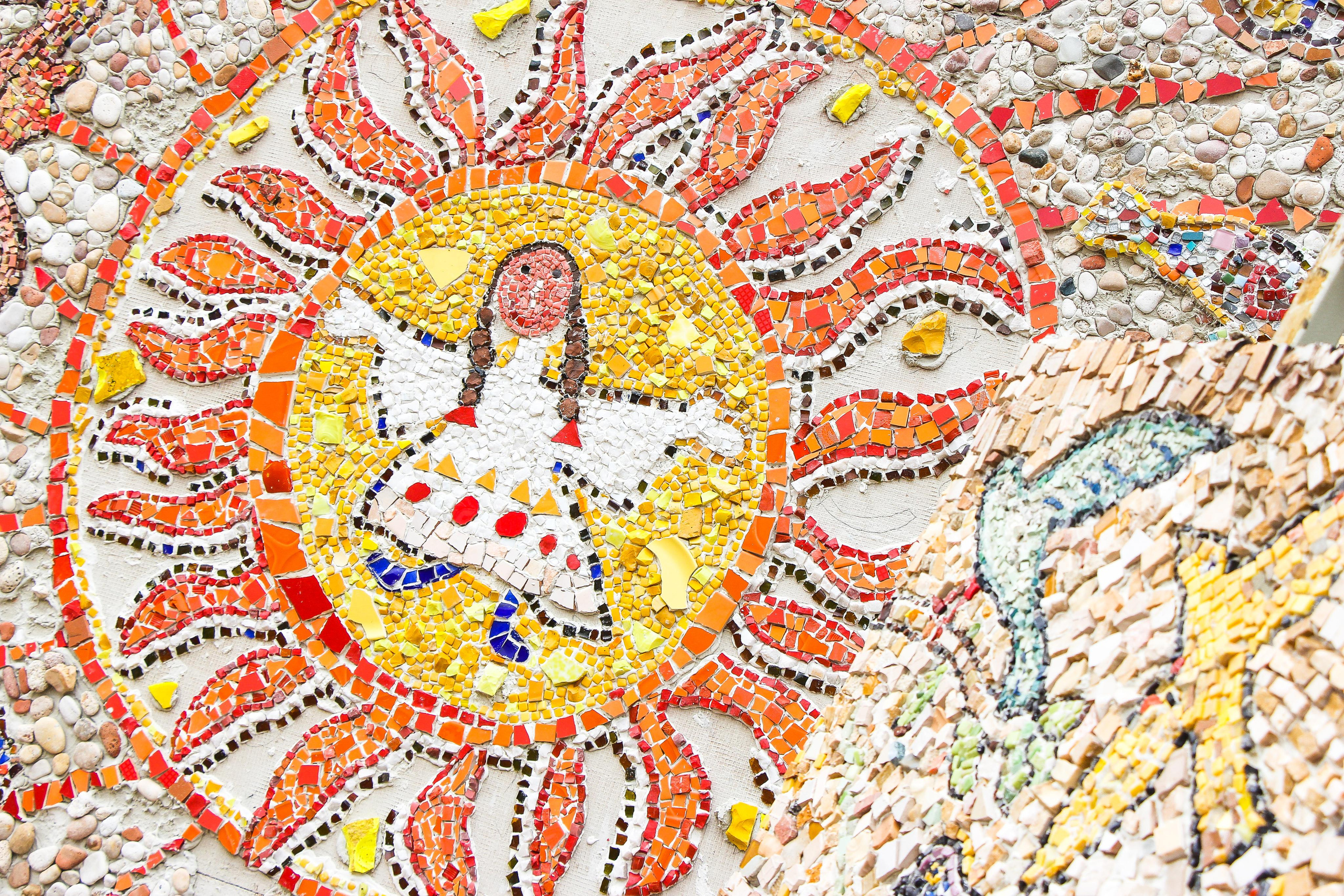 Открытие Атриума Отца Димитрия. Детская школа мозаики. 2021 г. Мария Ткаченко. Документальная фотография