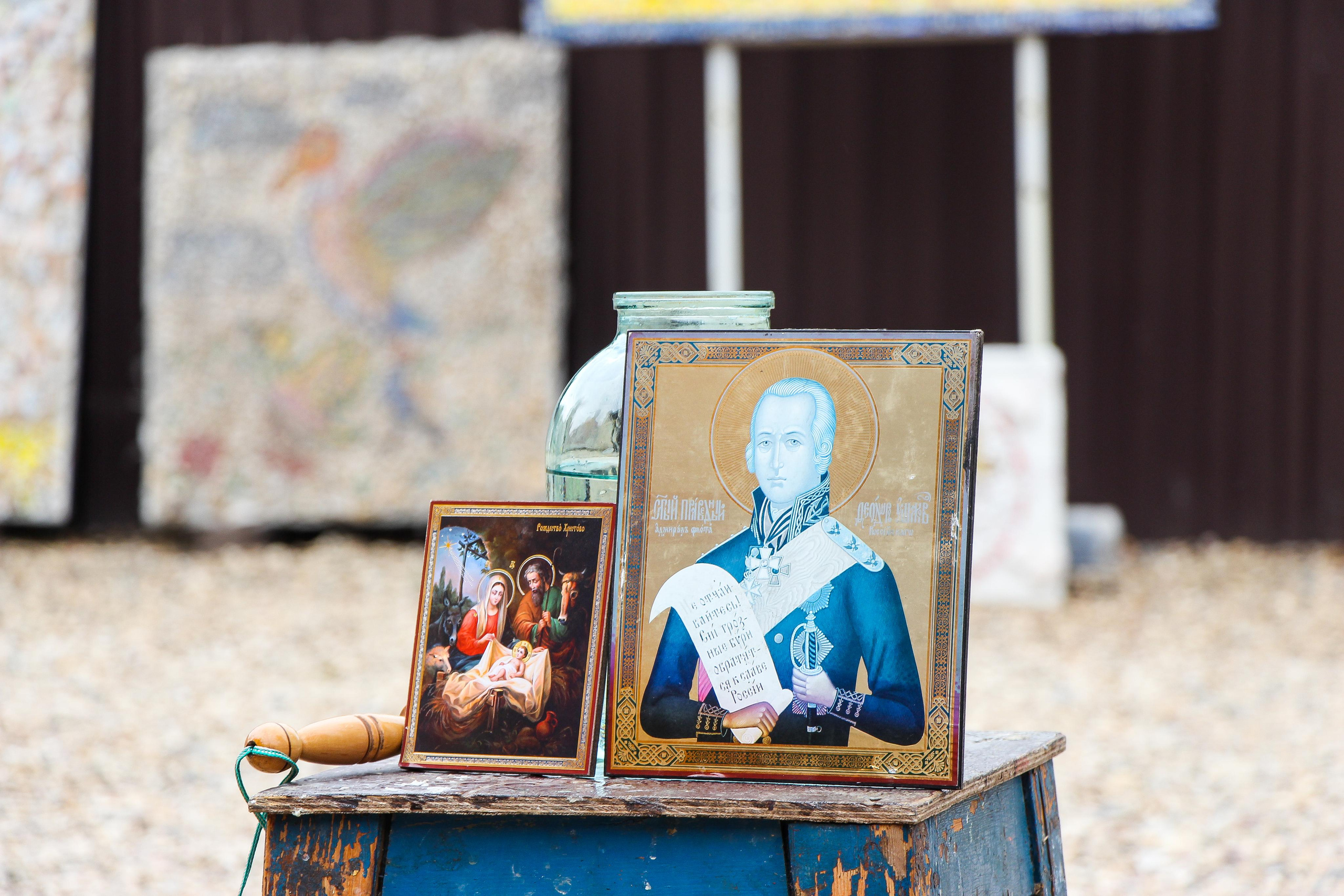 Открытие Атриума Отца Димитрия. Детская школа мозаики. 2021 г. Мария Ткаченко. Документальная фотография