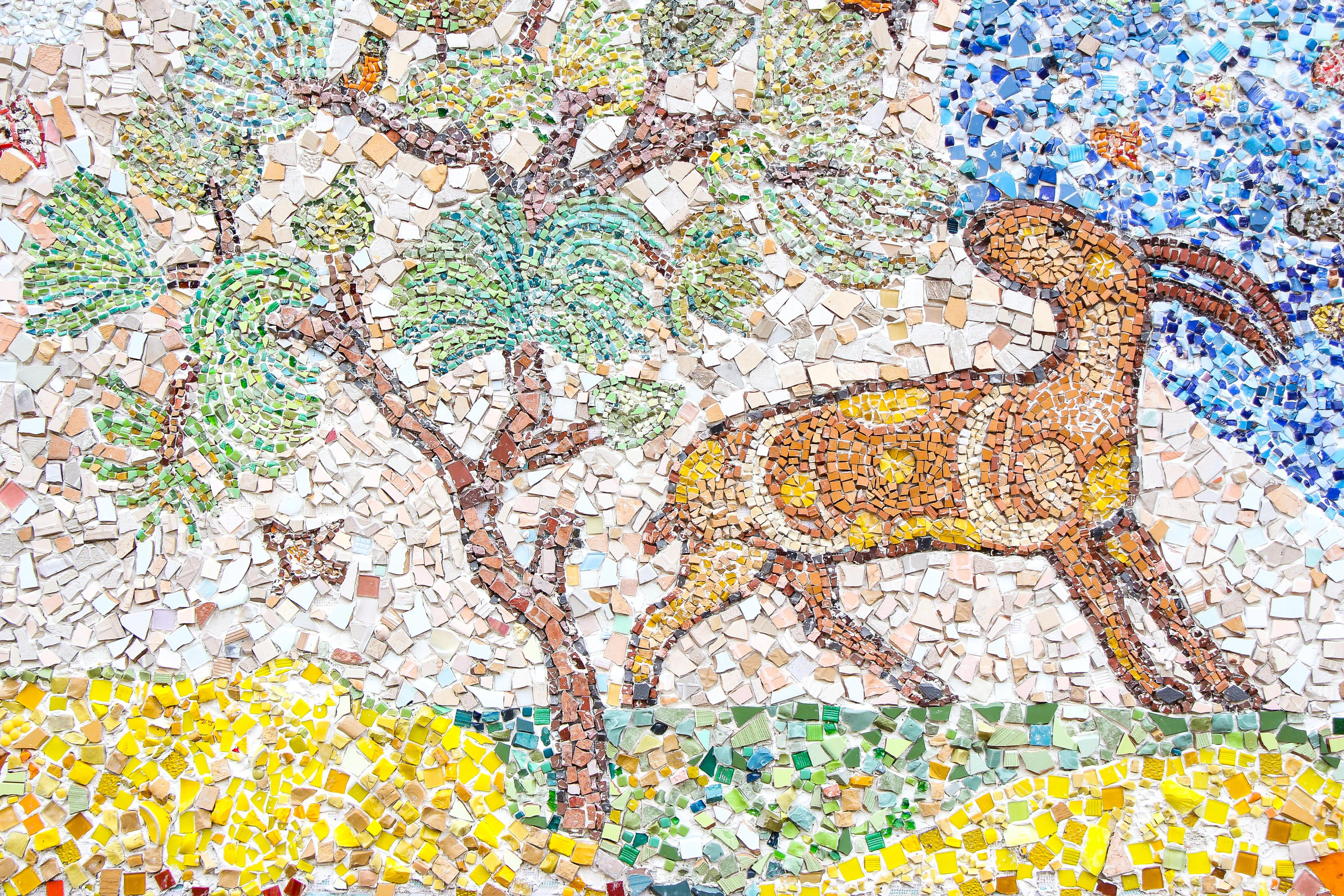 Открытие Атриума Отца Димитрия. Детская школа мозаики. 2021 г. Мария Ткаченко. Документальная фотография