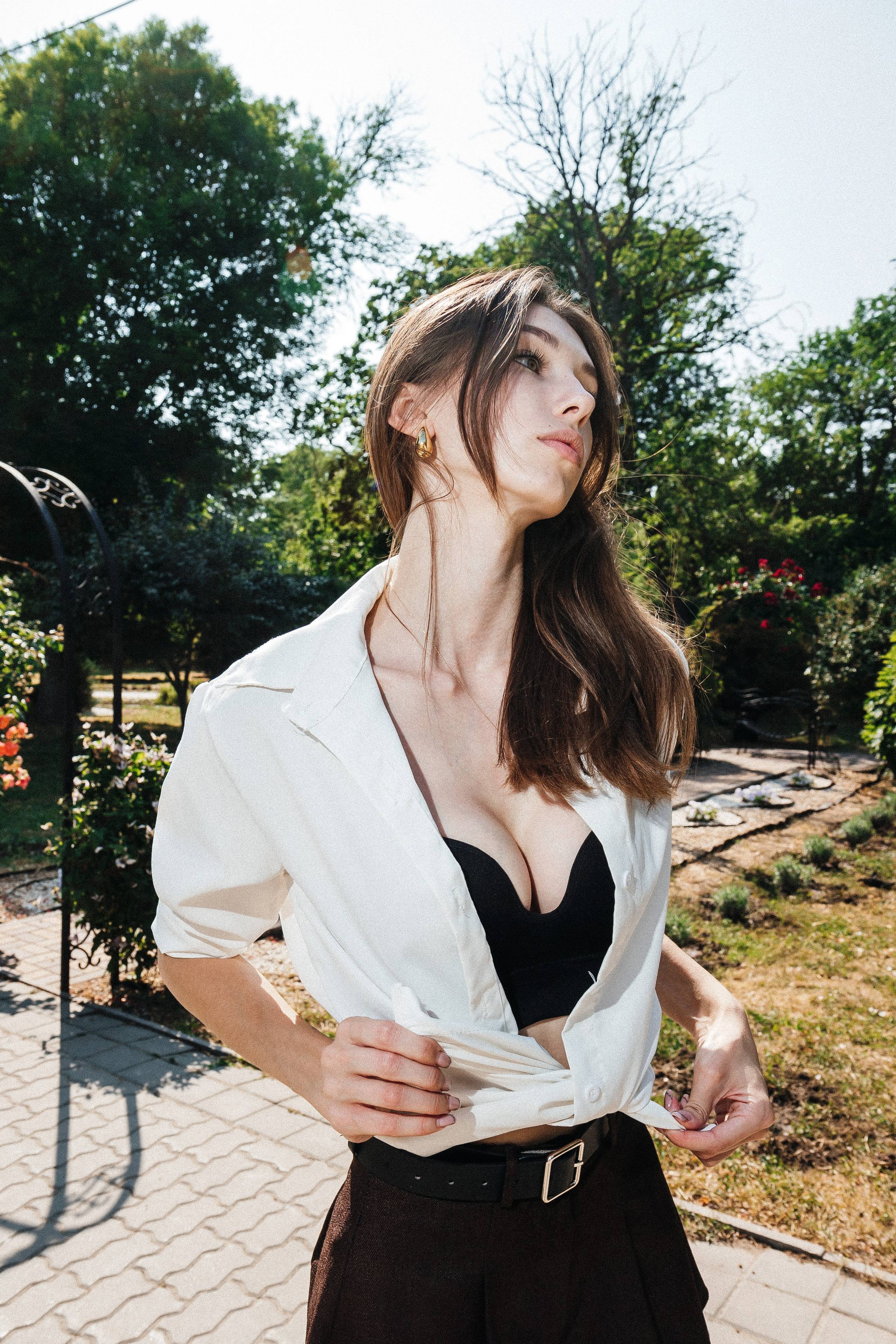 Лера в парке Горького. Фотограф Александр Бигари