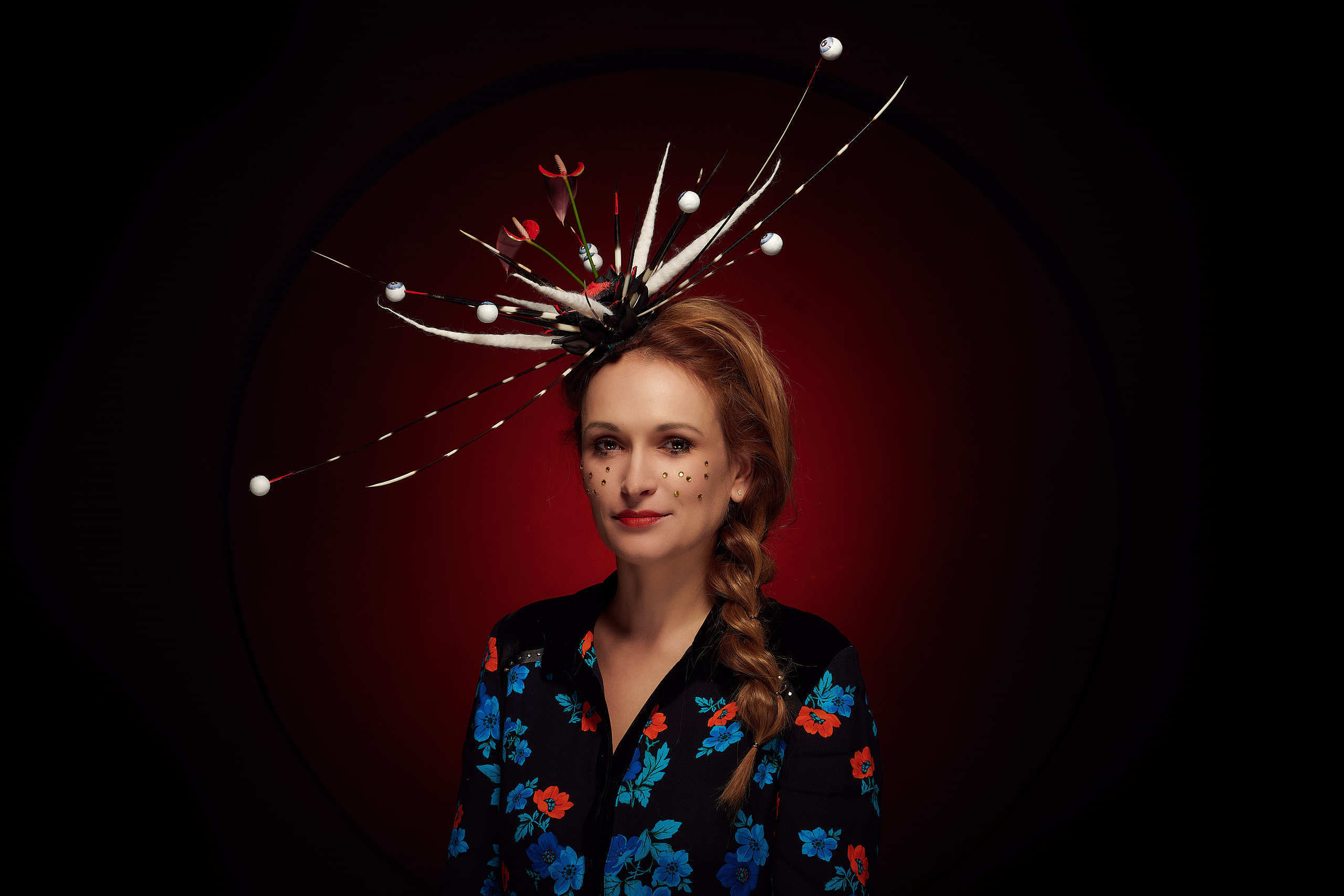 Съемка для флористов Halloween 2018. Флористическая, интерьерная и портретная съемка в Москве и Европе