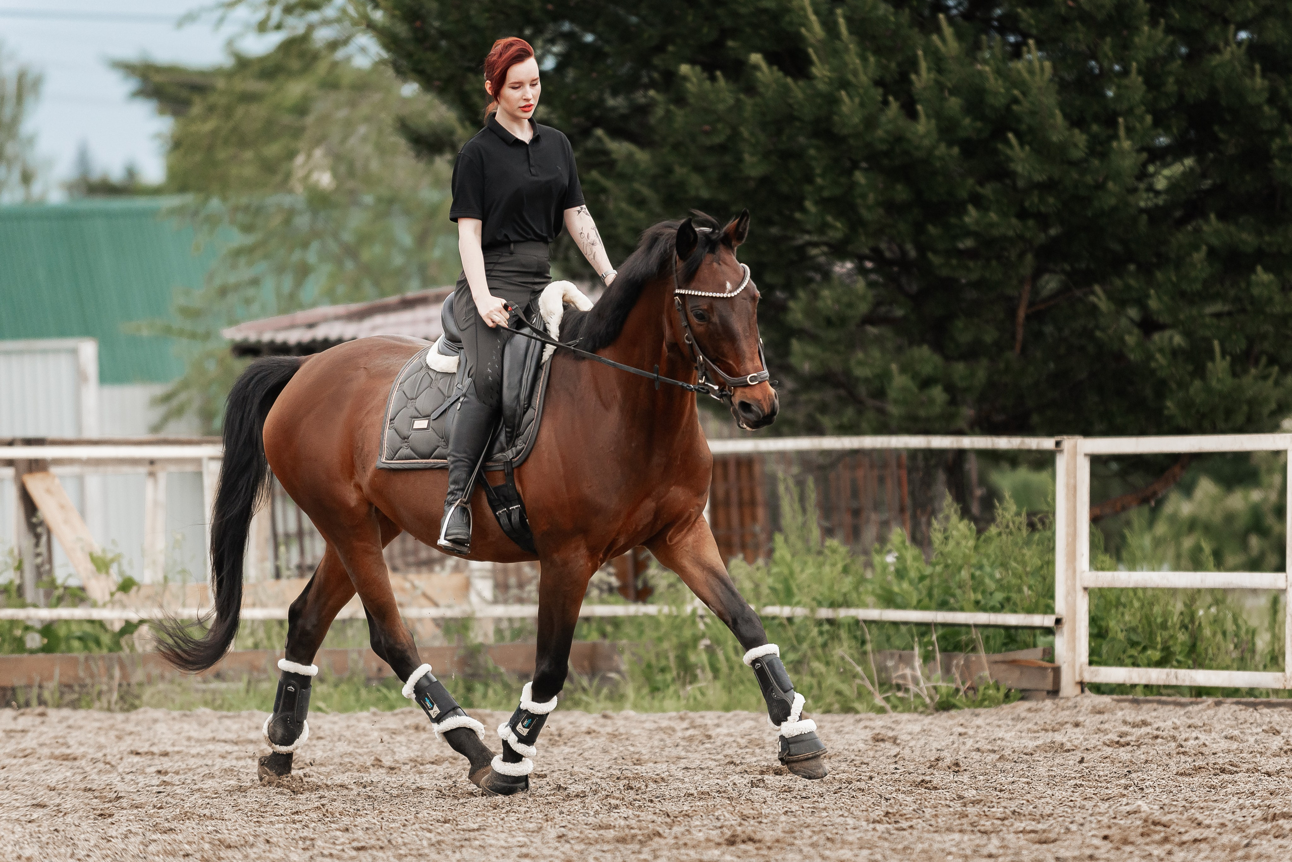 Ольга и Шерави. Куракина Дарья • Конный фотограф