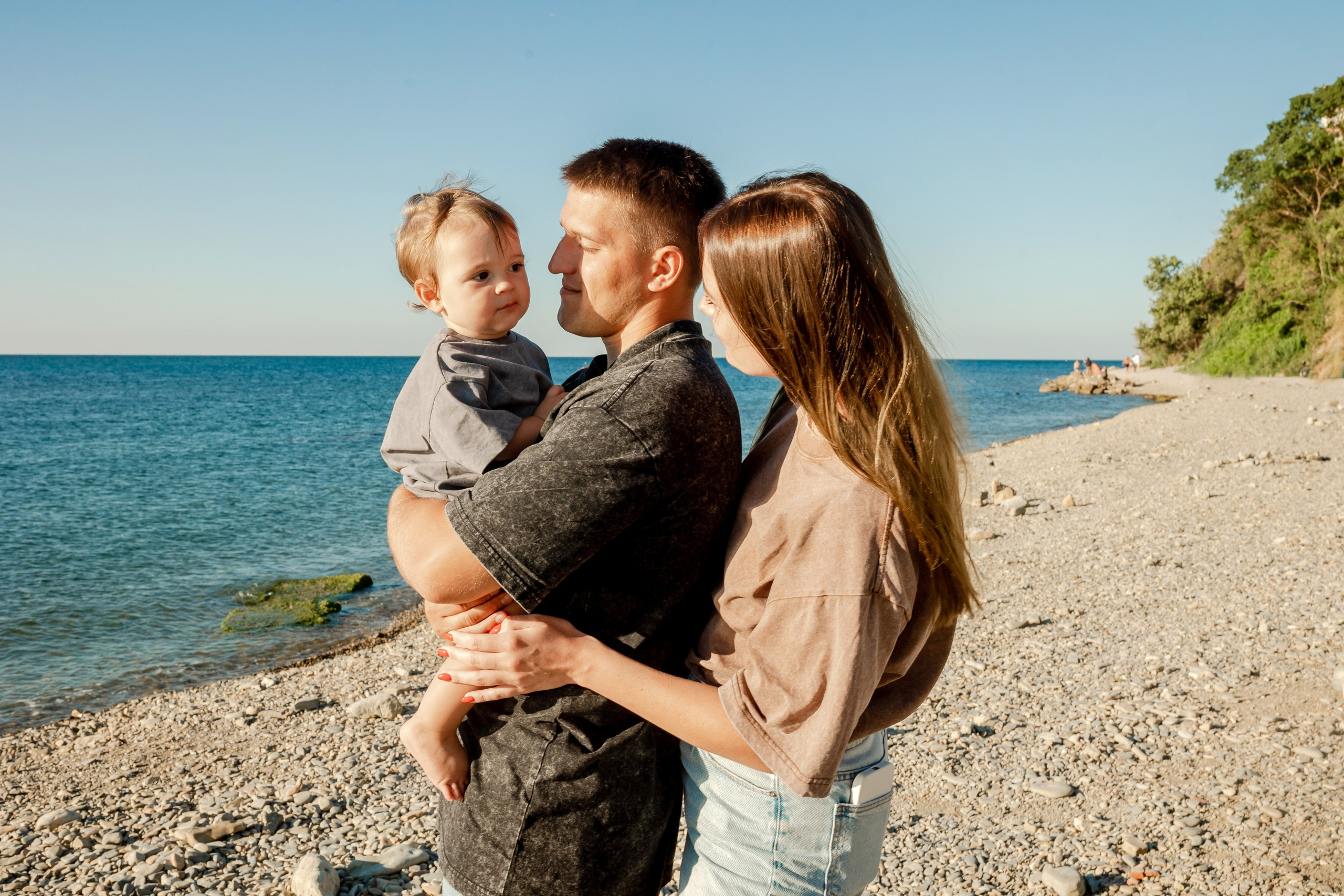 Анна с мужем и дочерью. Фотограф в Геленджике, Архипо-Осиповке, Абрау-Дюрсо, Кринице Виктория