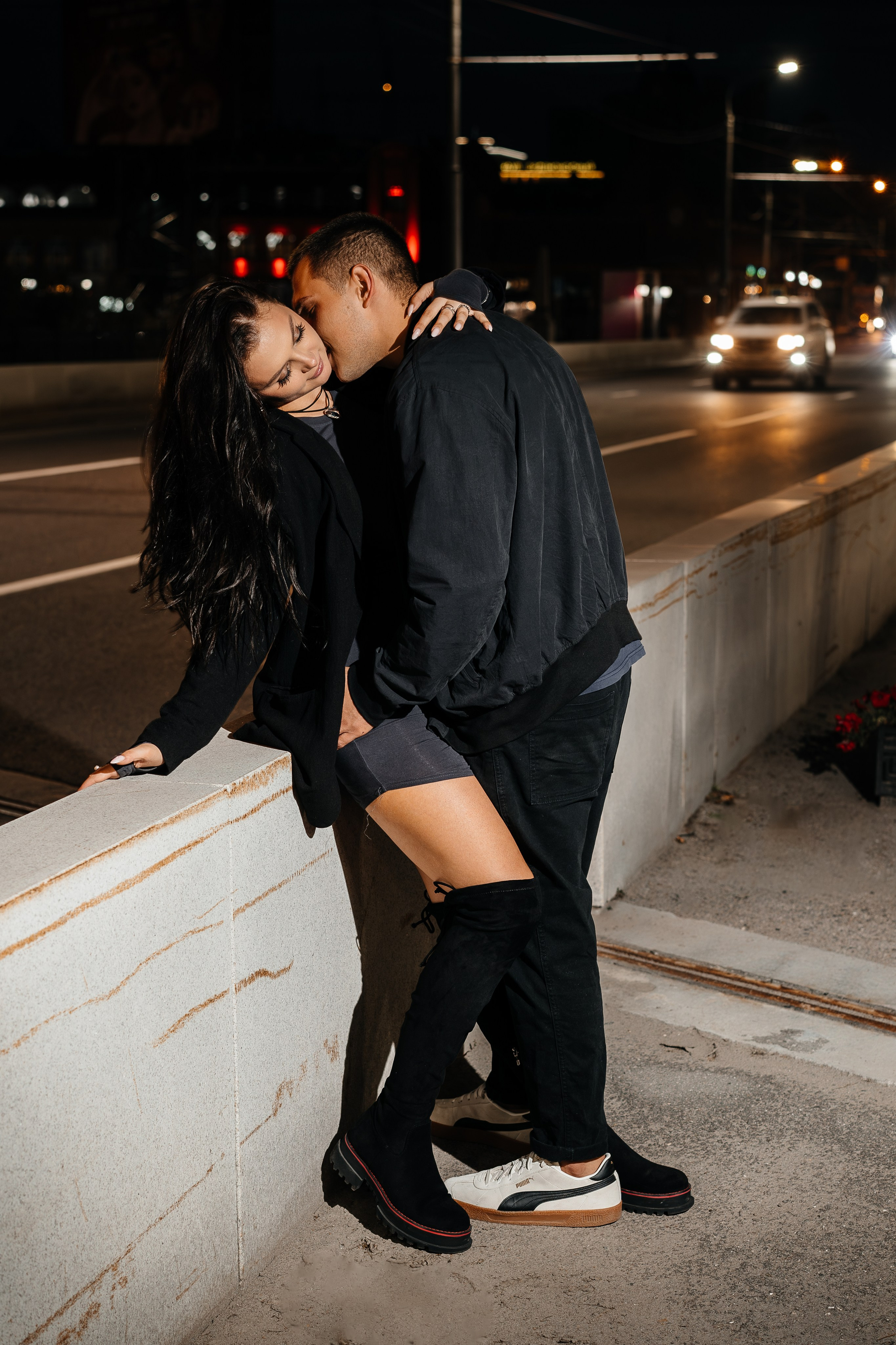 Прогулка по ночному городу. Свадебный фотограф Барнаул Алексей Павлов