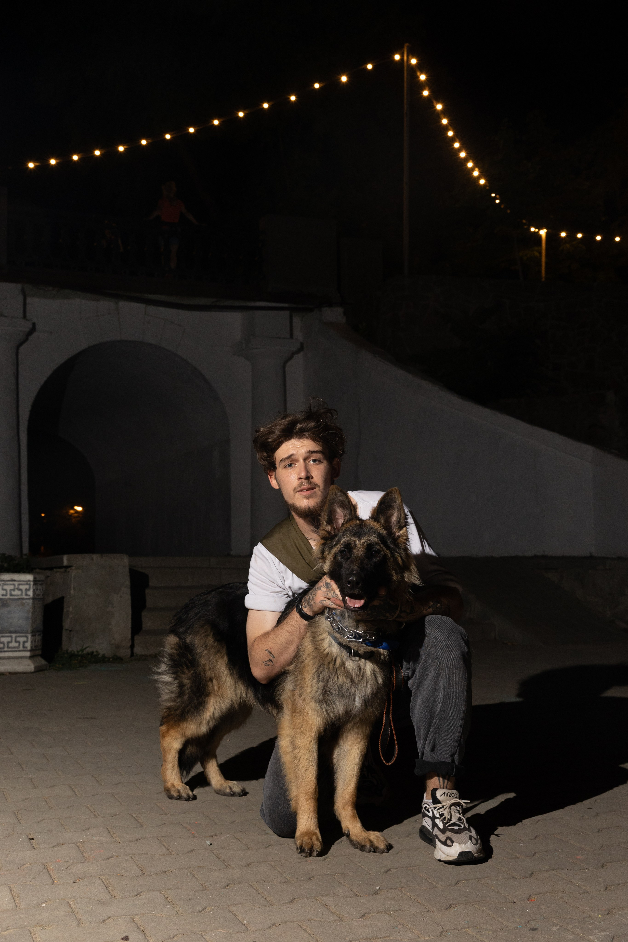 Никита и его верный друг Грэй. Omar Shapiev