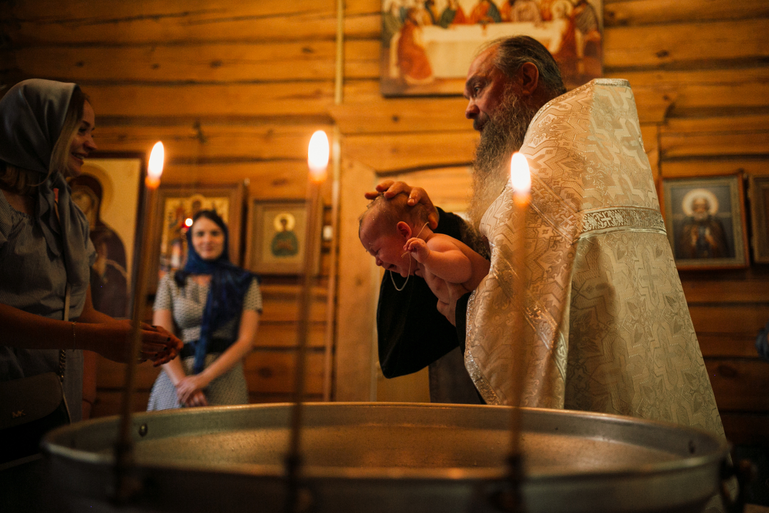 Крещение Алисы. Звенигород. Свадебный фотограф в Москве Влад Бойцов