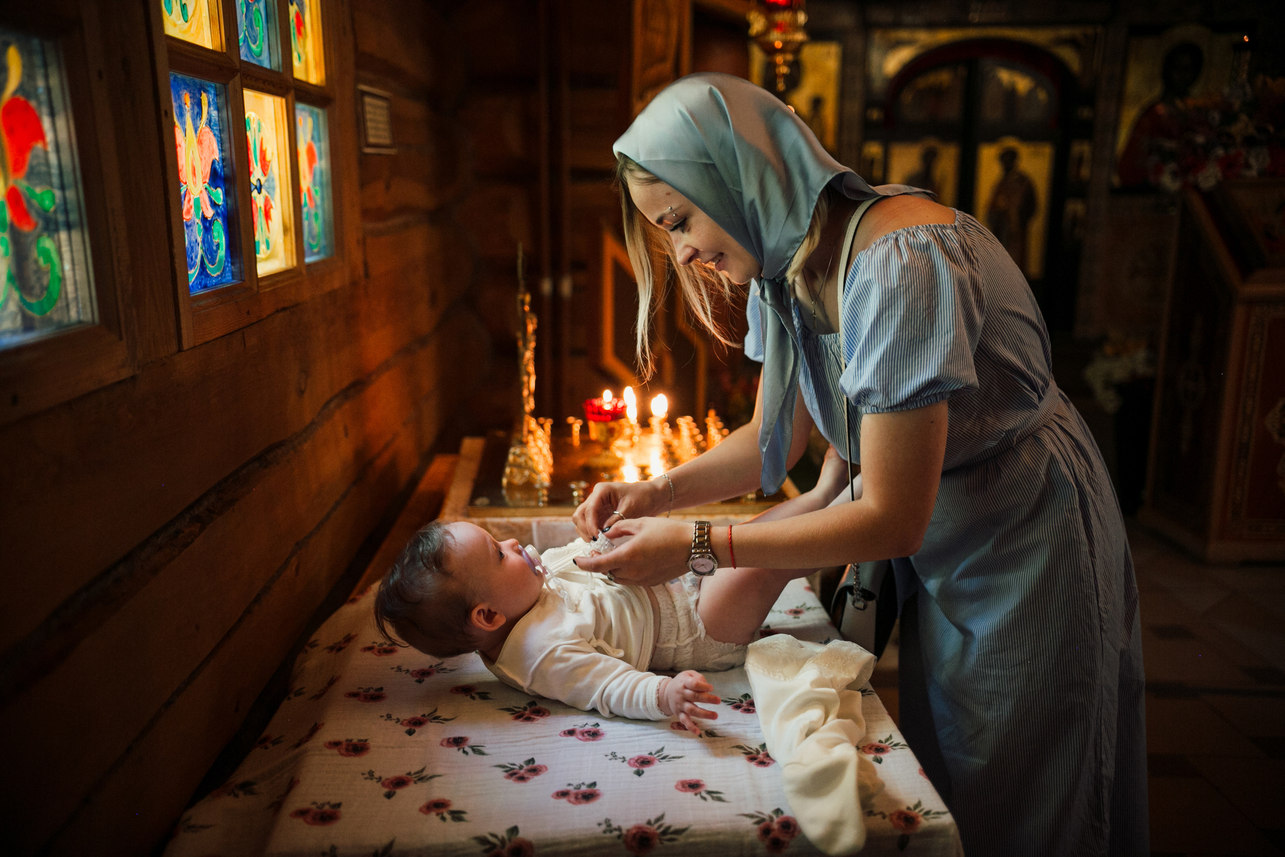 Крещение Алисы. Звенигород. Свадебный фотограф в Москве Влад Бойцов