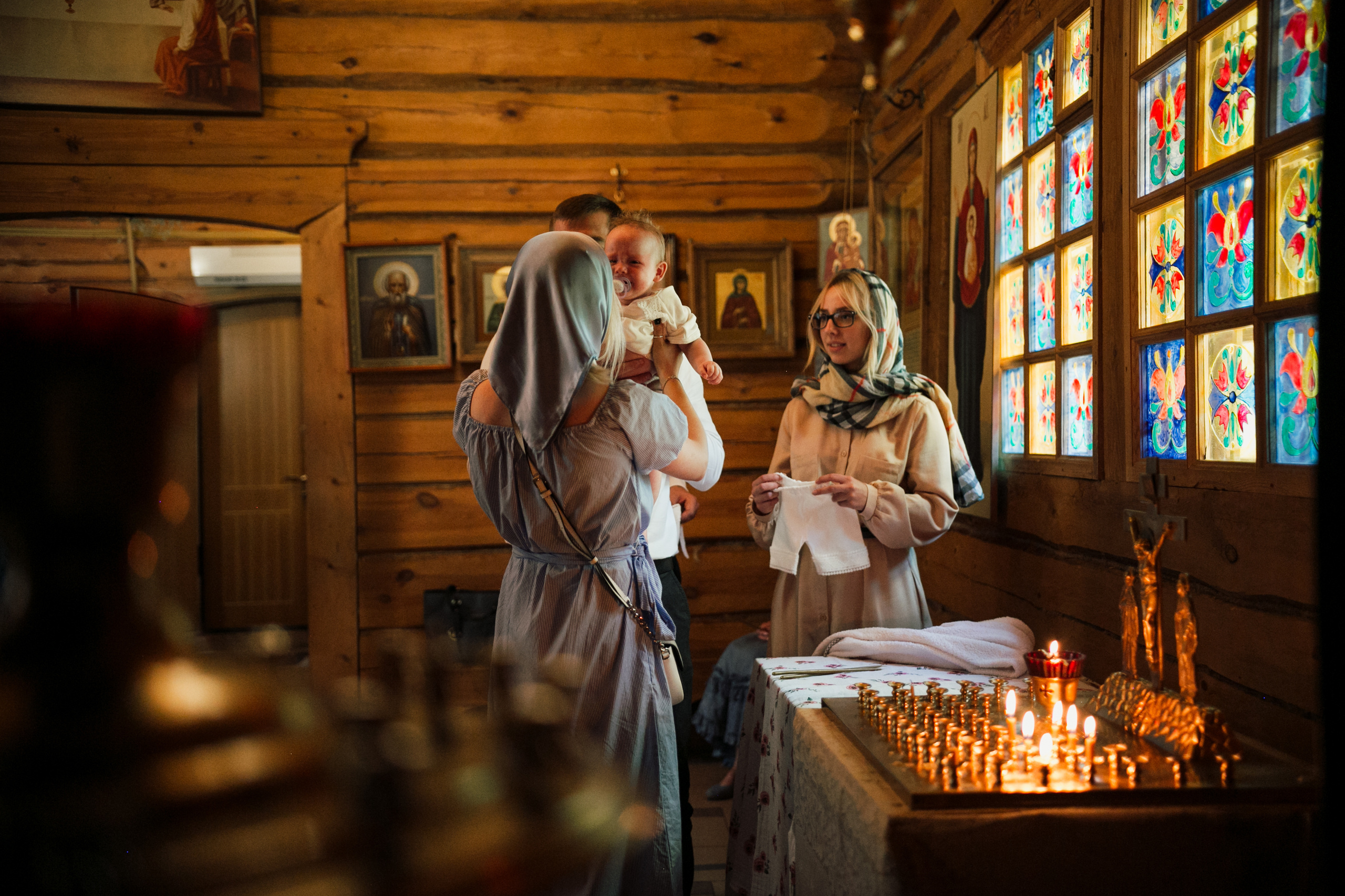 Крещение Алисы. Звенигород. Свадебный фотограф в Москве Влад Бойцов