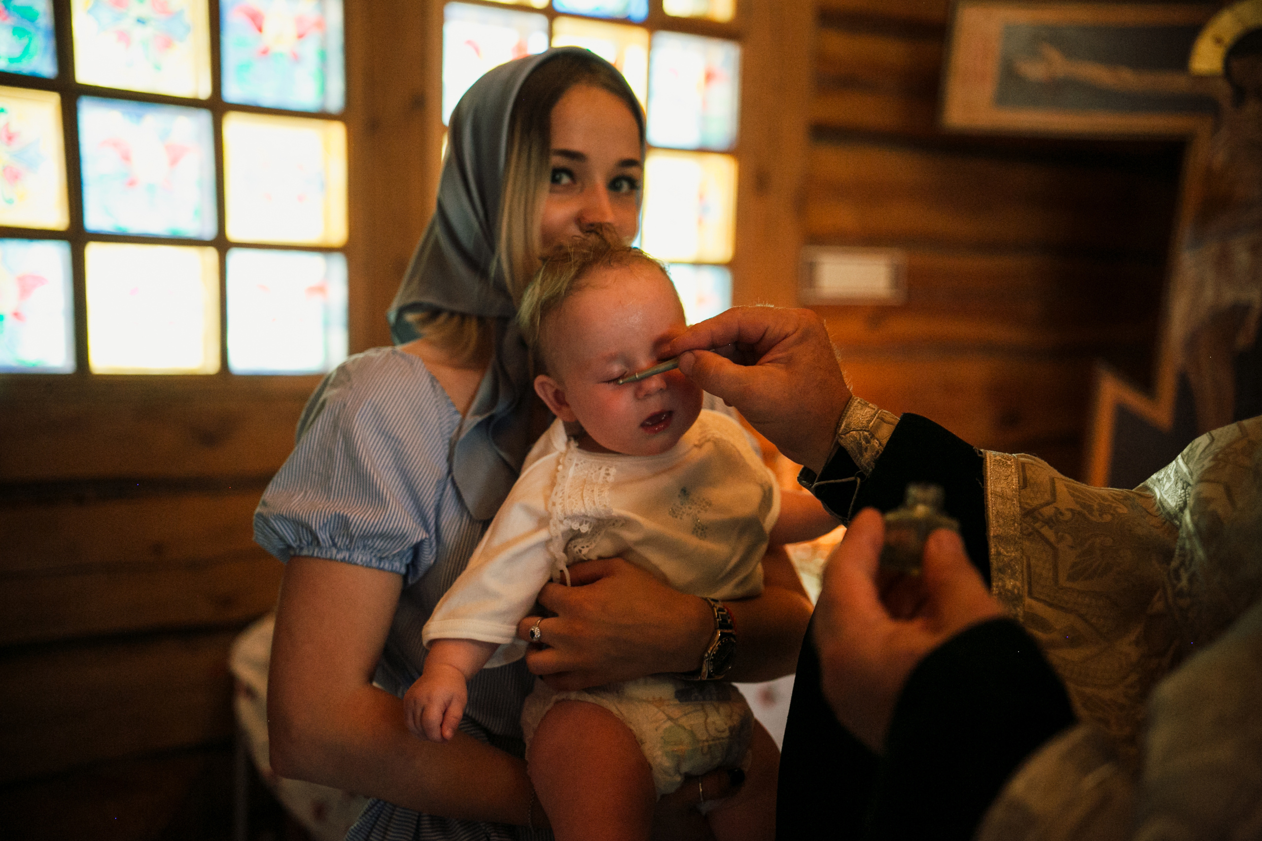 Крещение Алисы. Звенигород. Свадебный фотограф в Москве Влад Бойцов
