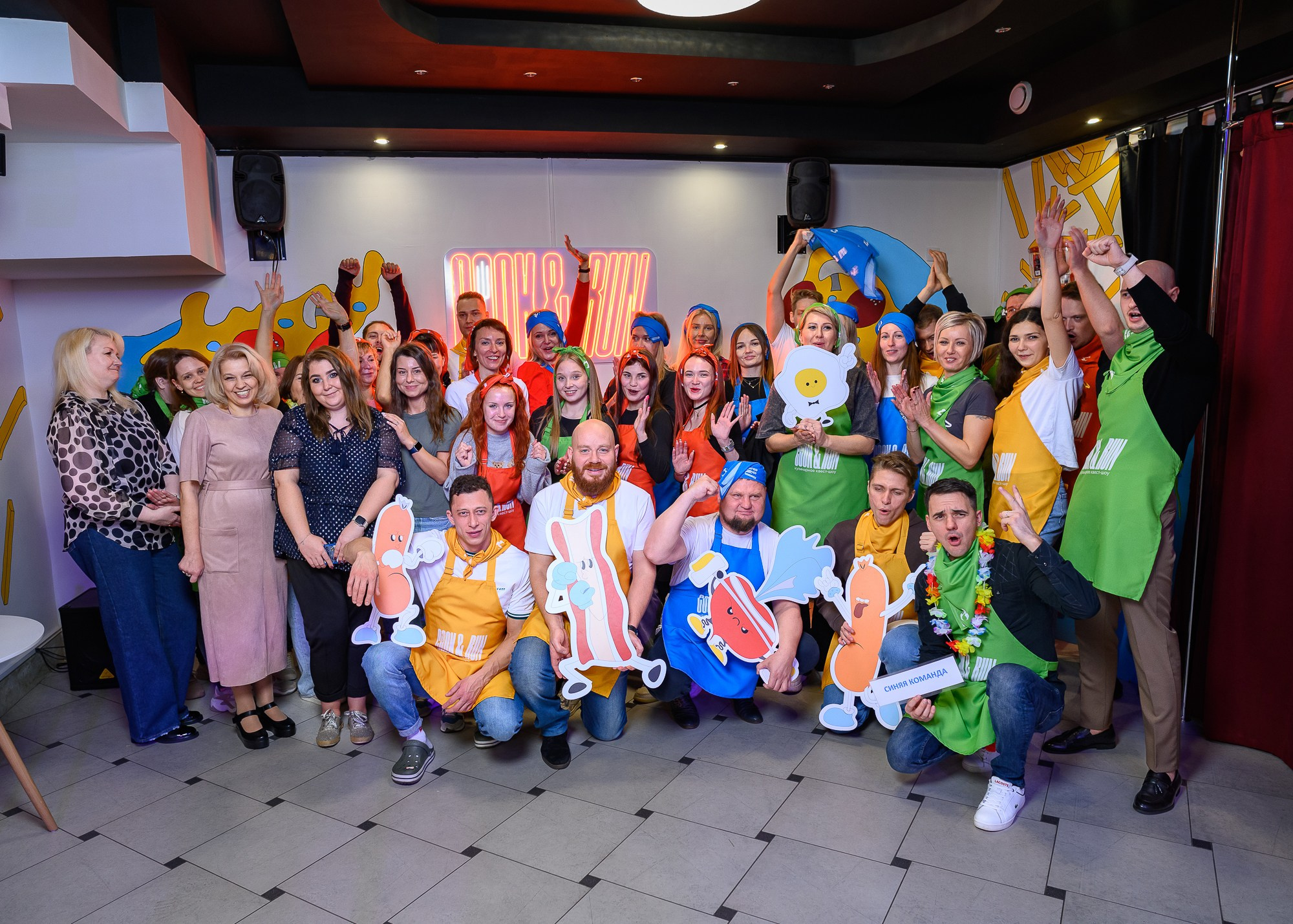 Кулинарный квест-шоу CooknRun. Фотограф Александр Данилов