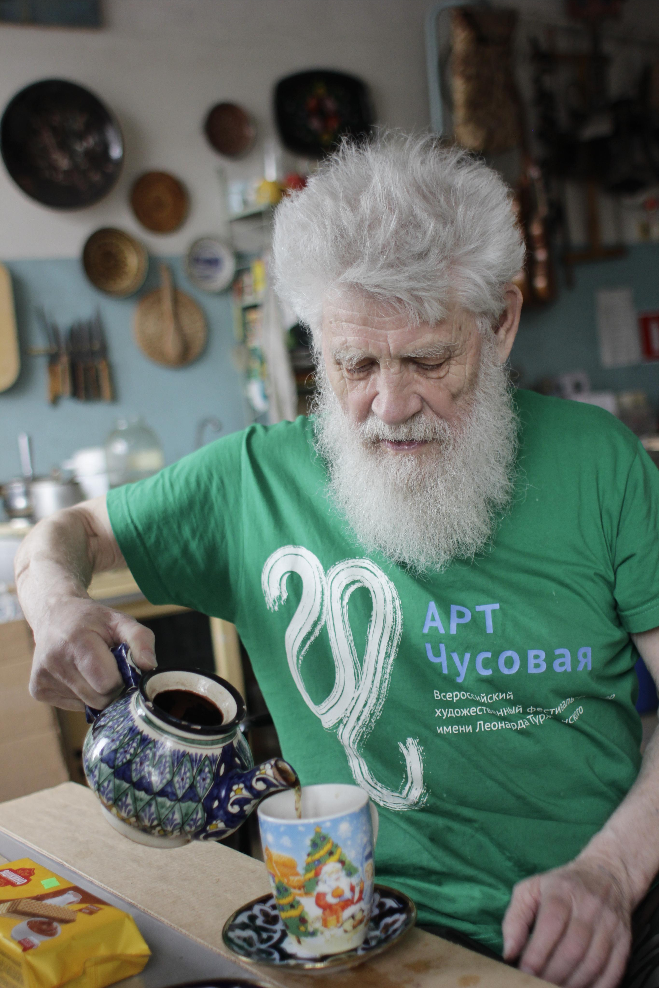 Художник Юрий Антонович Рыбьяков, 2019. Фотограф в Тюмени Даша Михнова. Портреты, фотопроекты, фотодни