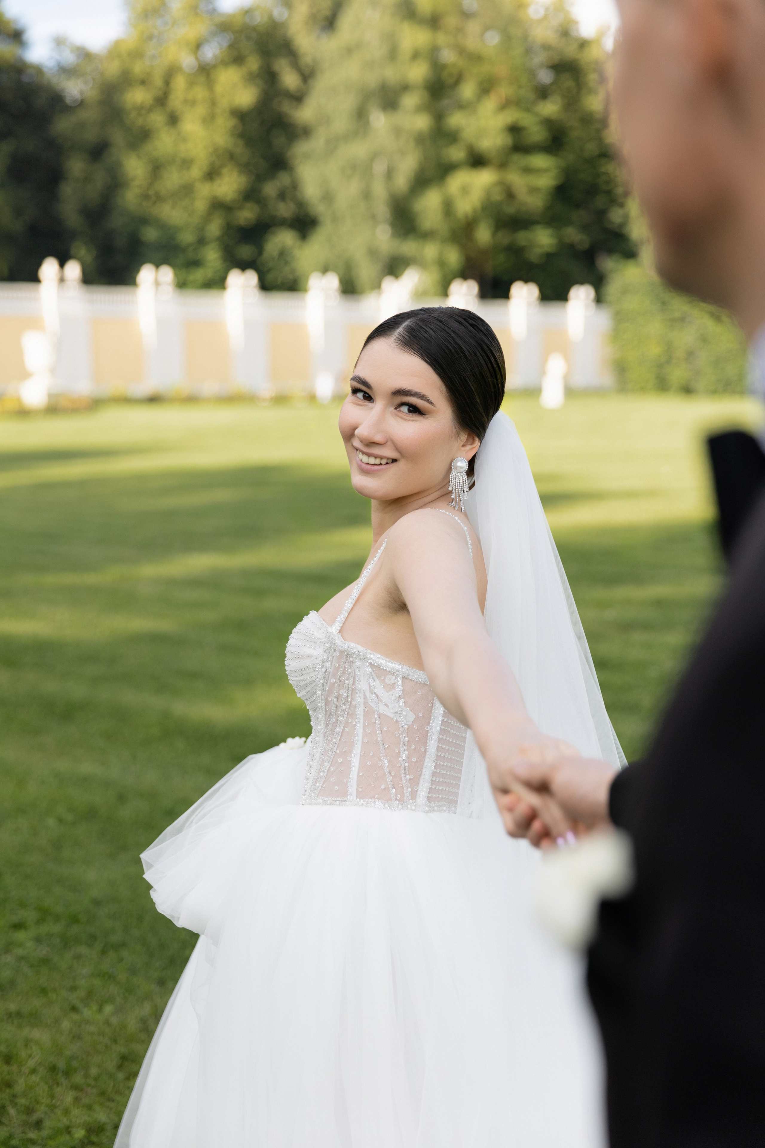 Свадебная фотосъемка росписи и свадебная фотосессия в Архангельском. Свадебный фотограф в Москве Полина Лелетко