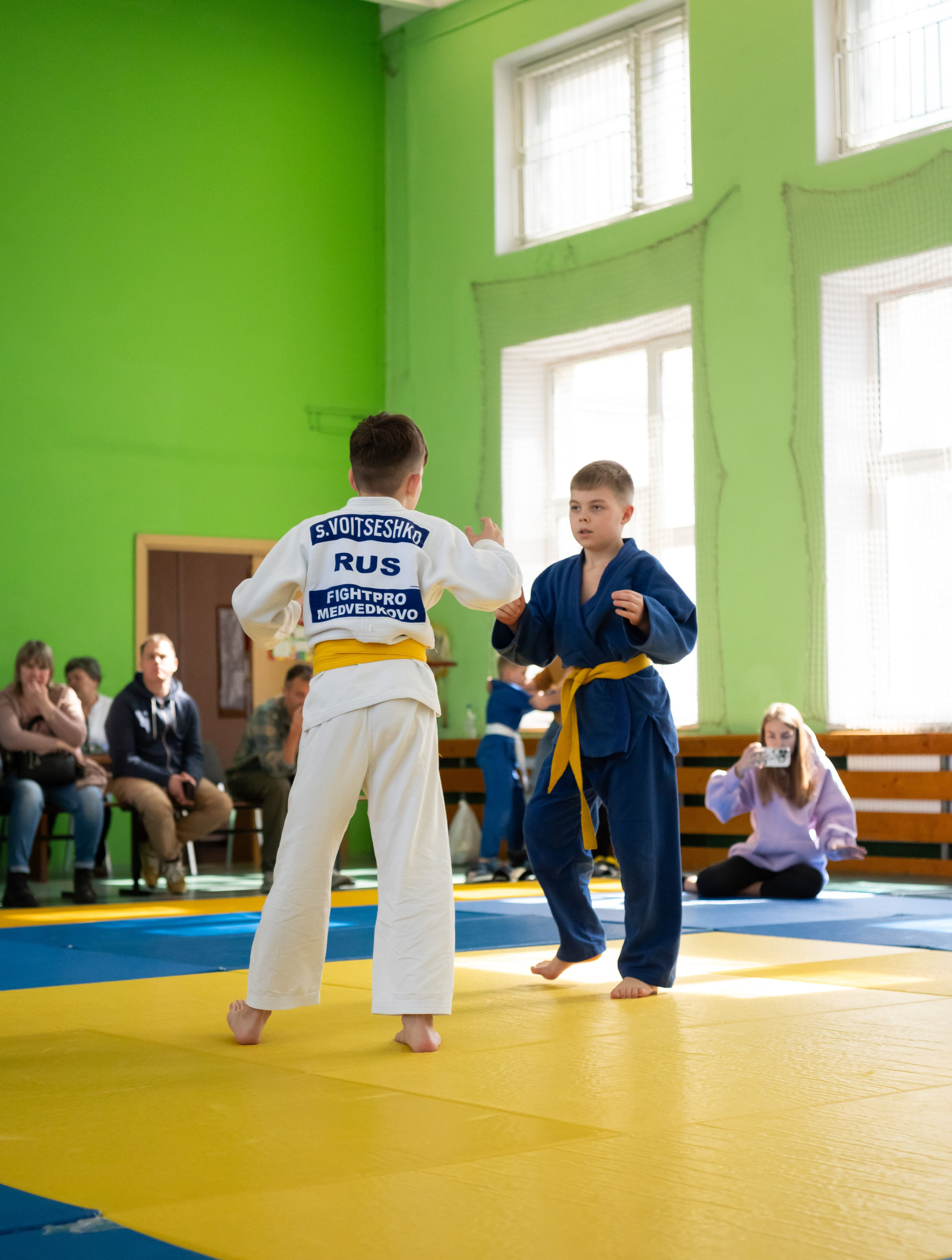 Спортивные соревнования по Дзюдо. Детский и семейный фотограф г. Москва Оксана Катаджи