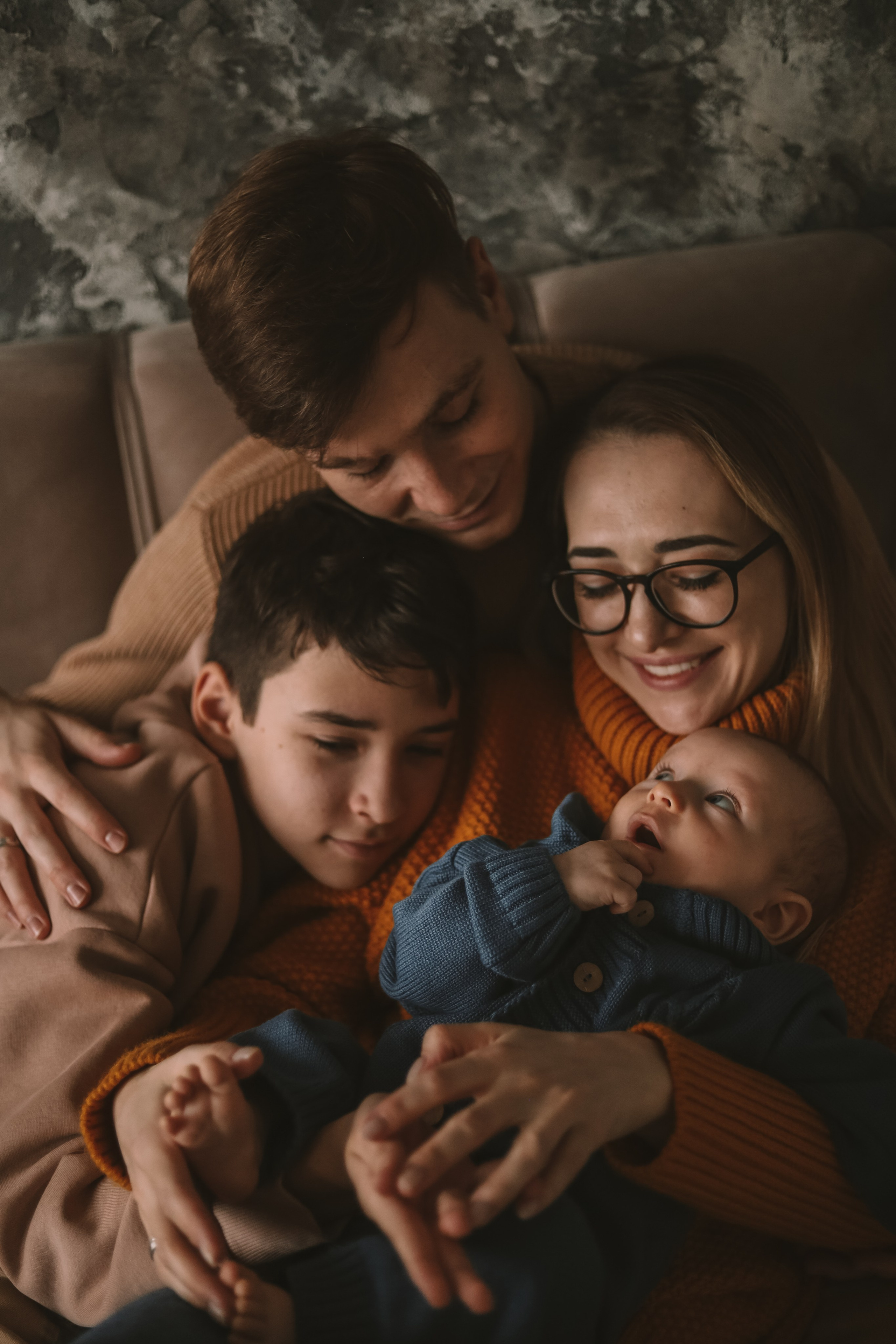 Юлия, Валерий, Тимофей и Артем. Семейный фотограф в Ростове-на-Дону Анастасия Рыбина