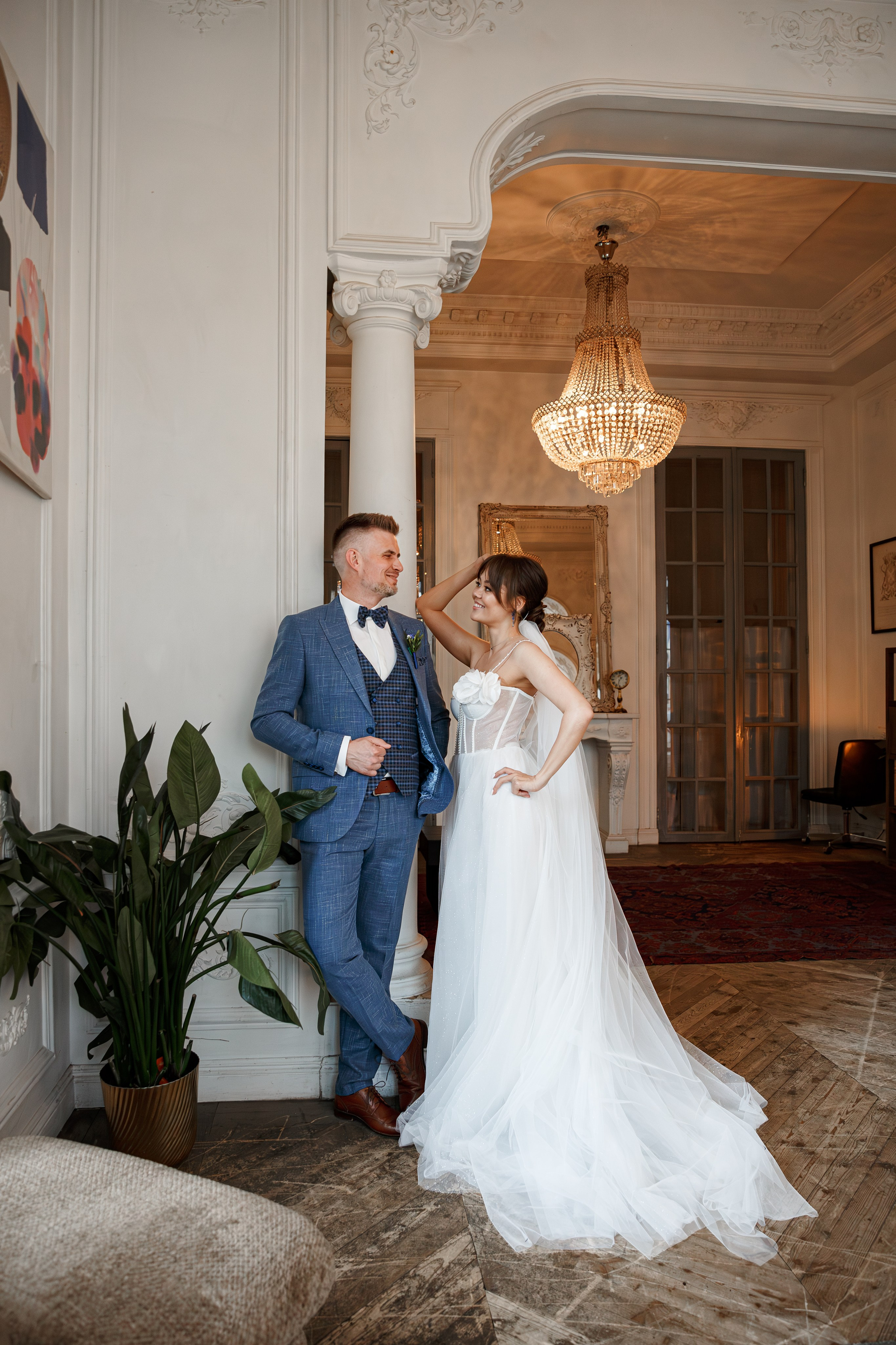 Свадебная фотосессия в Марриотт Плаза и в особняке Роял Москва. Свадебный фотограф Москва и МО Сергей Киржаев