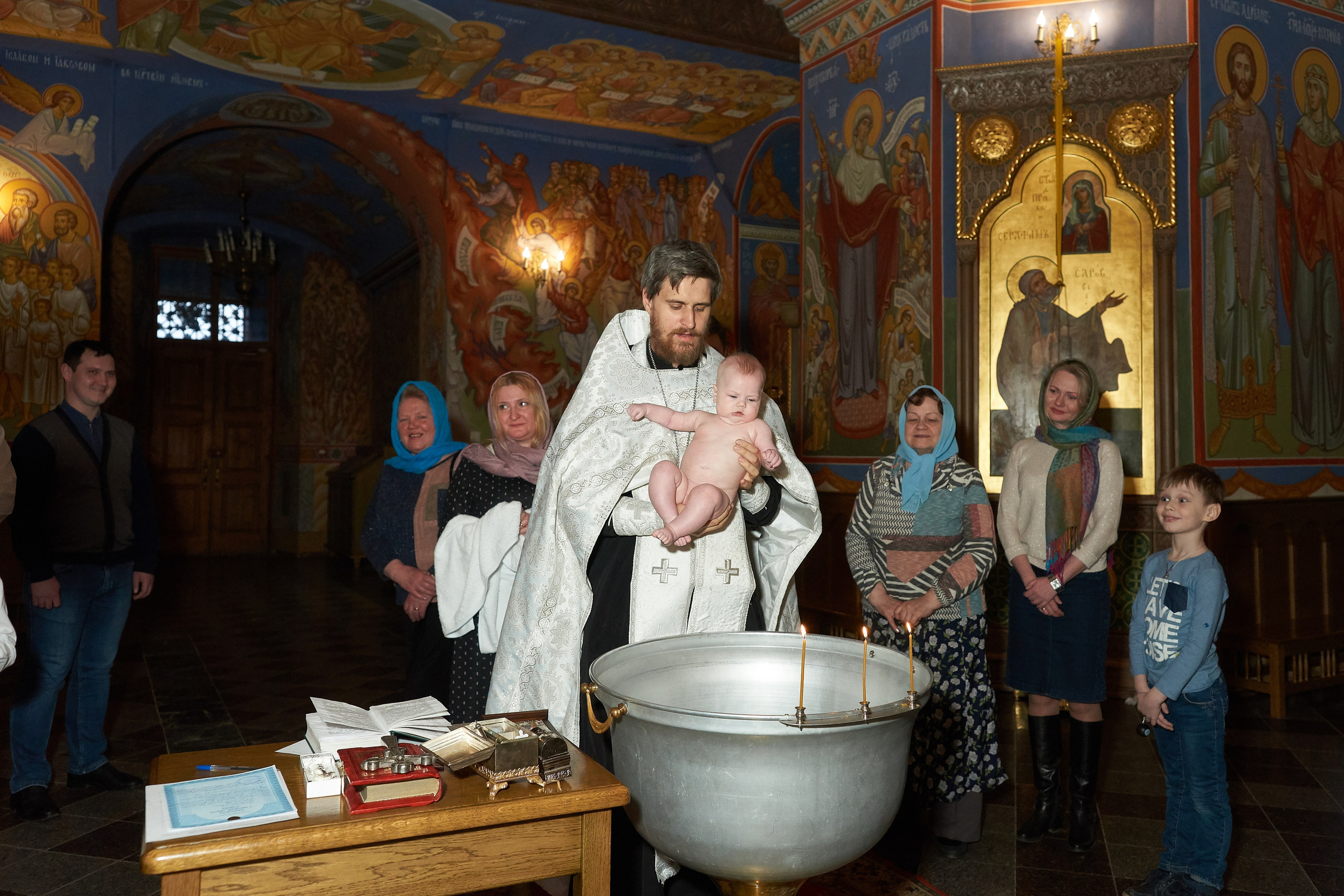 Крещение в Алмазово. Фотограф Владимир Артамонов